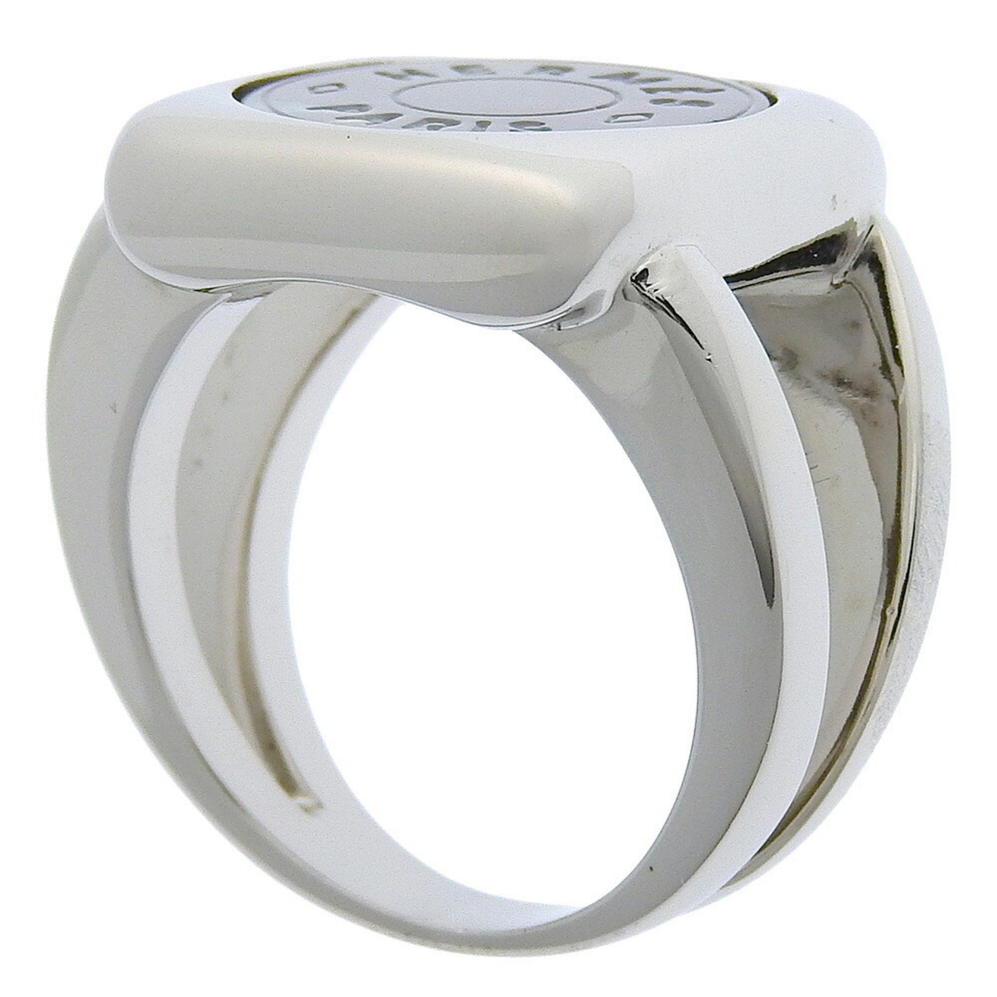 Hermes Hermes Serie size 12.5 ring, 925 silver x shell, approx. 11.5g, Serie, women's, W153124300 Size ONE SIZE - 3 Thumbnail