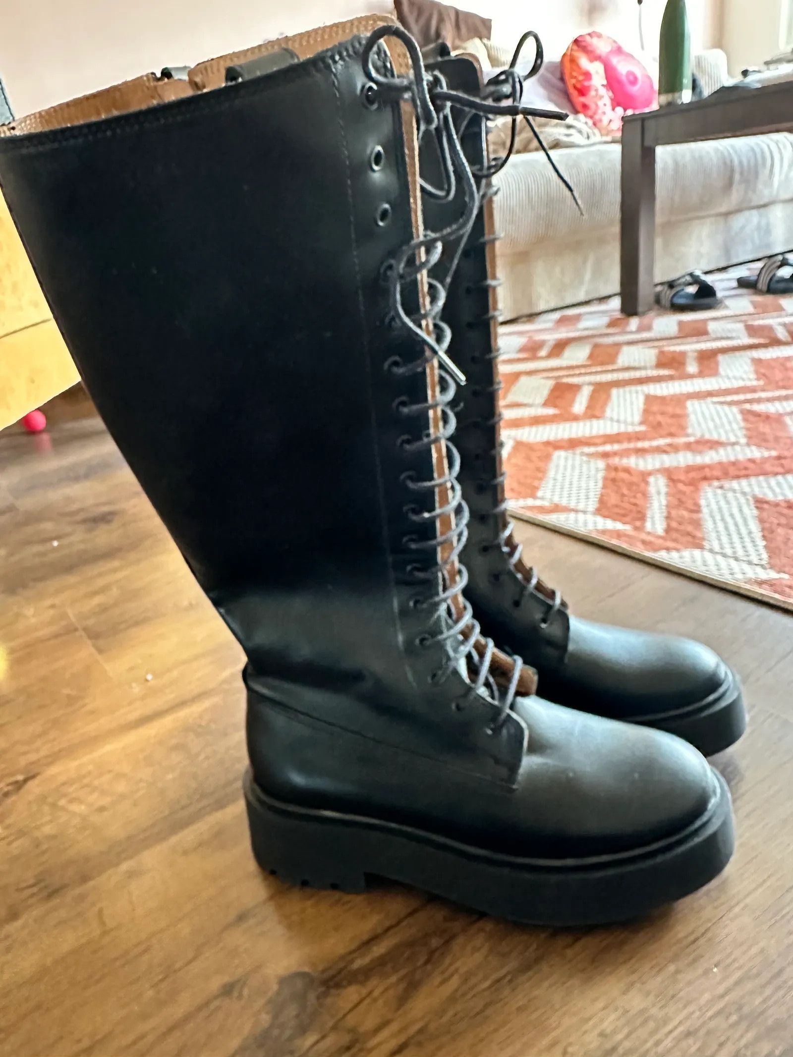 & Other Stories & Other Stories Lace up boots Size US 7 / IT 37 - 3 Thumbnail