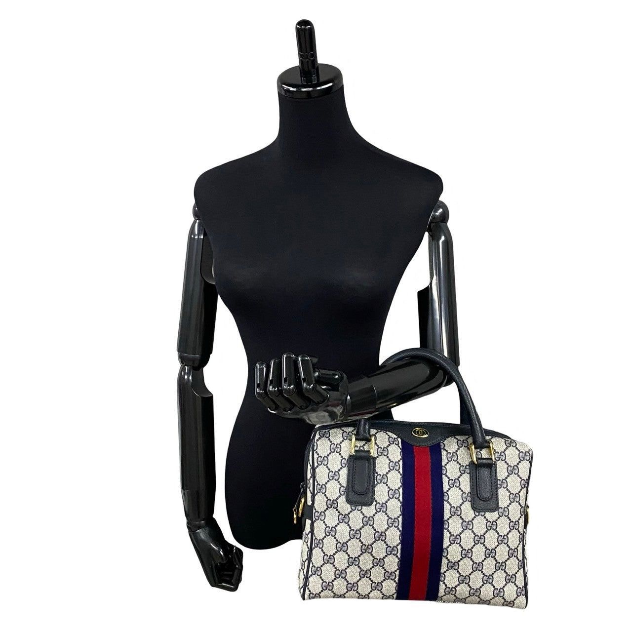 Gucci Gucci Handbag Navy Leather Size ONE SIZE - 2 Thumbnail