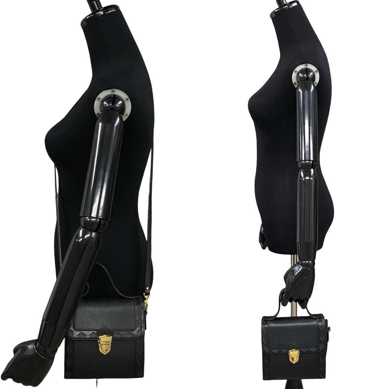 Yves Saint Laurent Yves Saint Laurent Shoulder Bag Black Leather Size ONE SIZE - 2 Thumbnail
