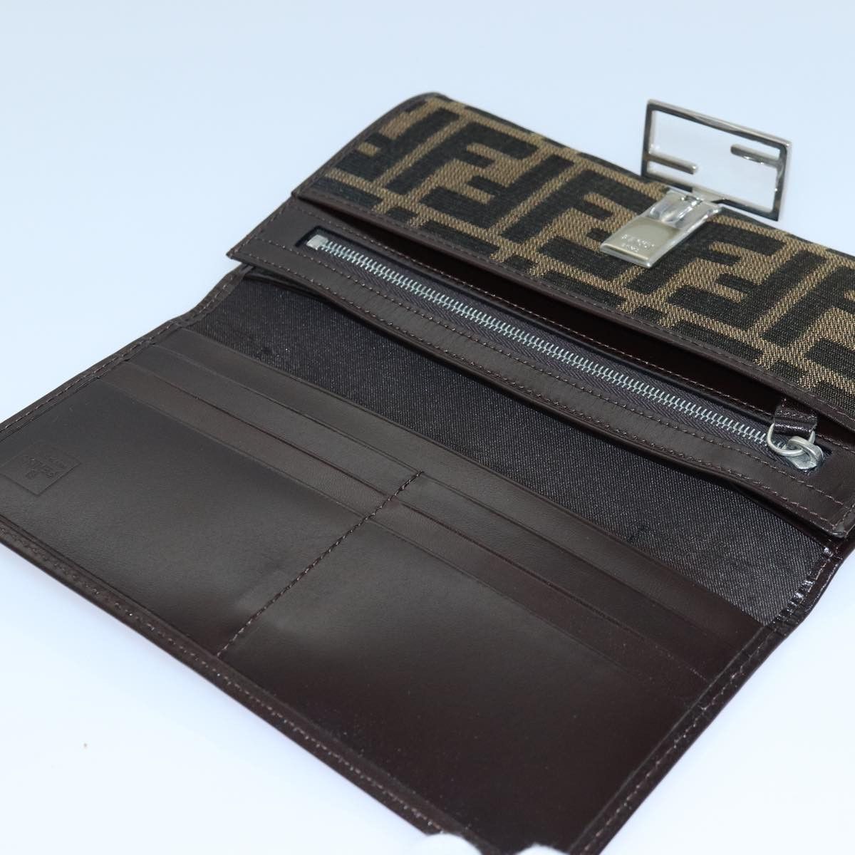 Fendi Zucca Brown Canvas Wallet (Pre-Owned) Size ONE SIZE - 16 Thumbnail