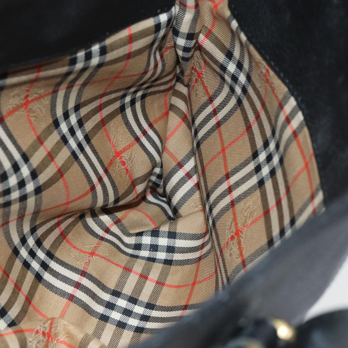 Burberry Nova Check Black Leather Handbag (Pre-Owned) Size ONE SIZE - 17 Thumbnail