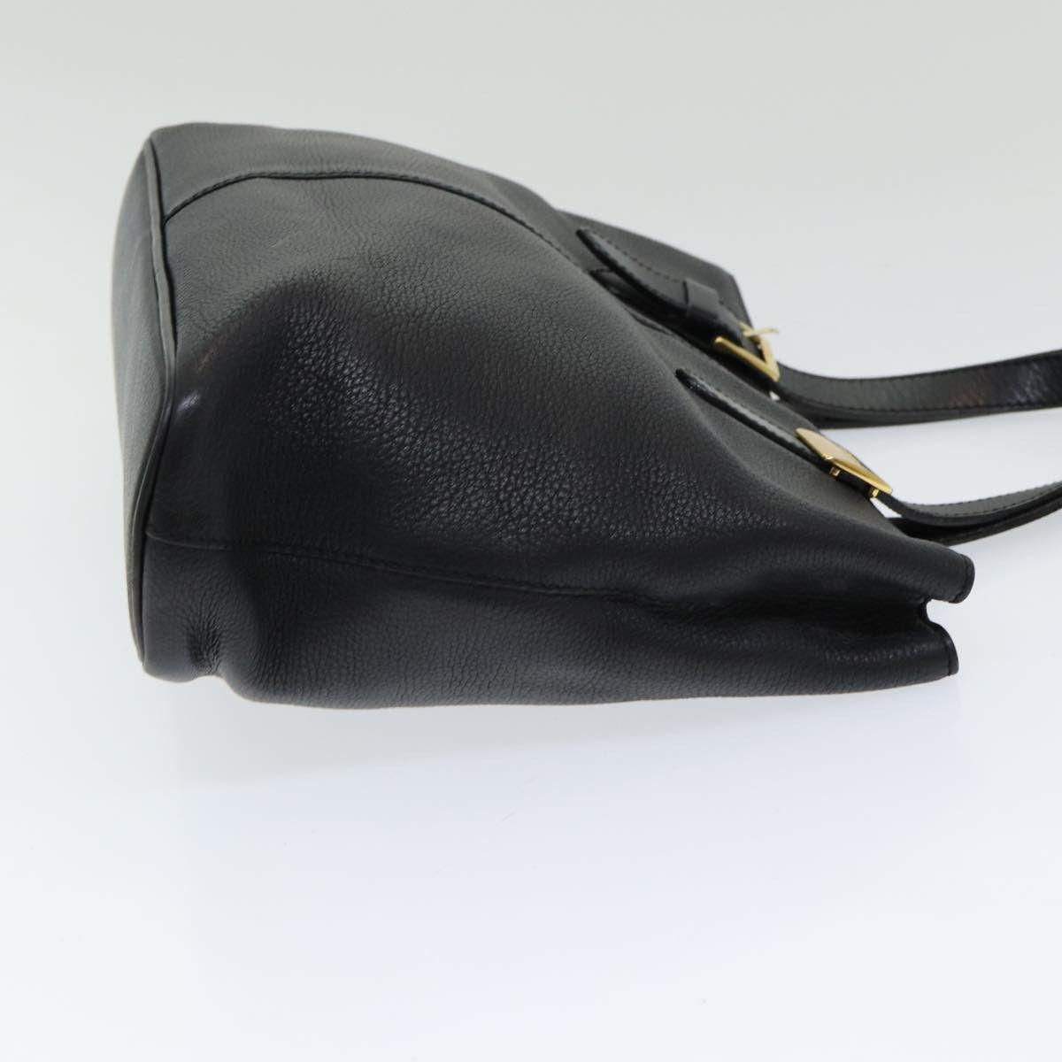 Burberry Nova Check Black Leather Handbag (Pre-Owned) Size ONE SIZE - 4 Thumbnail