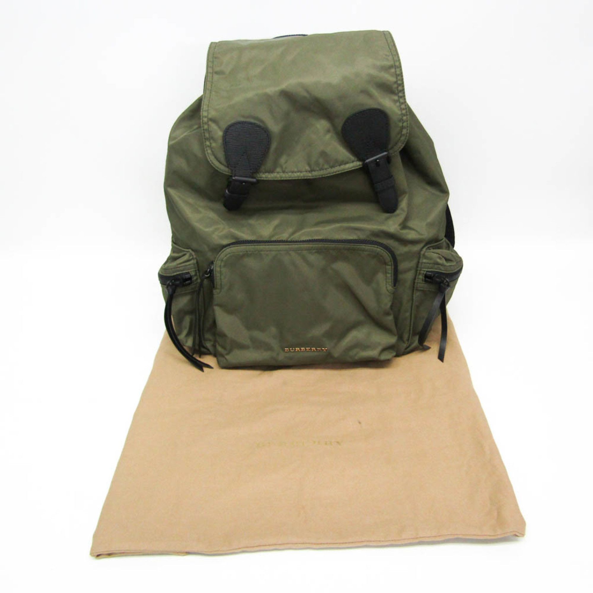 Burberry Khaki Synthetic Backpack Bag (Pre-Owned) Size ONE SIZE - 6 Thumbnail
