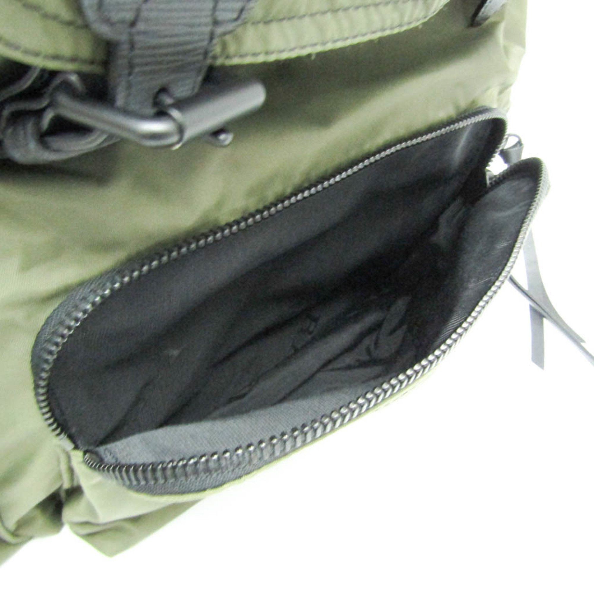 Burberry Khaki Synthetic Backpack Bag (Pre-Owned) Size ONE SIZE - 9 Thumbnail