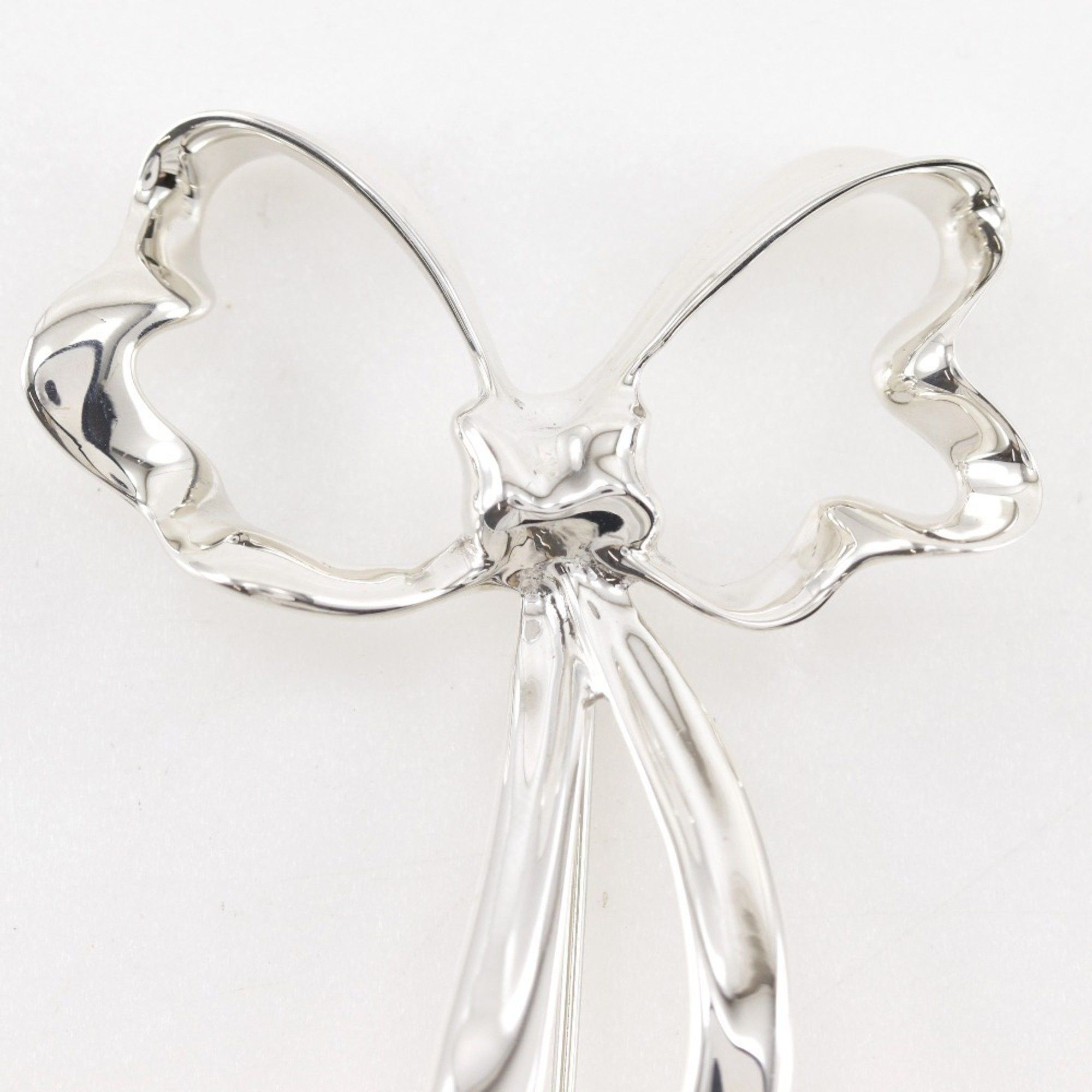 Tiffany & Co. Tiffany TIFFANY&Co. Ribbon Brooch Silver 925 Approx. 15.4g Ladies Size ONE SIZE - 3 Thumbnail