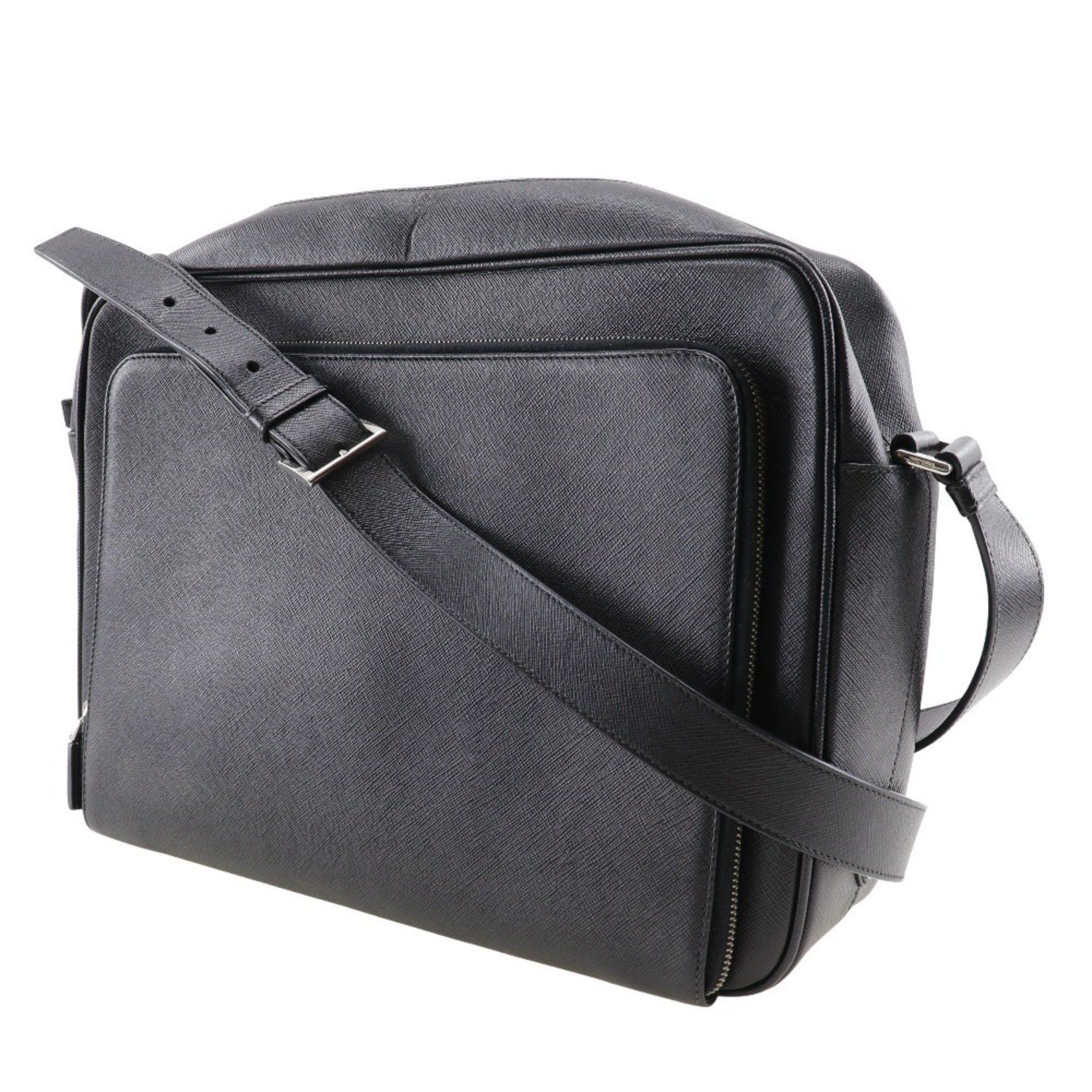 Prada PRADA Bag Shoulder Saffiano NERO Black Messenger bag Men's Size ONE SIZE - 2 Thumbnail