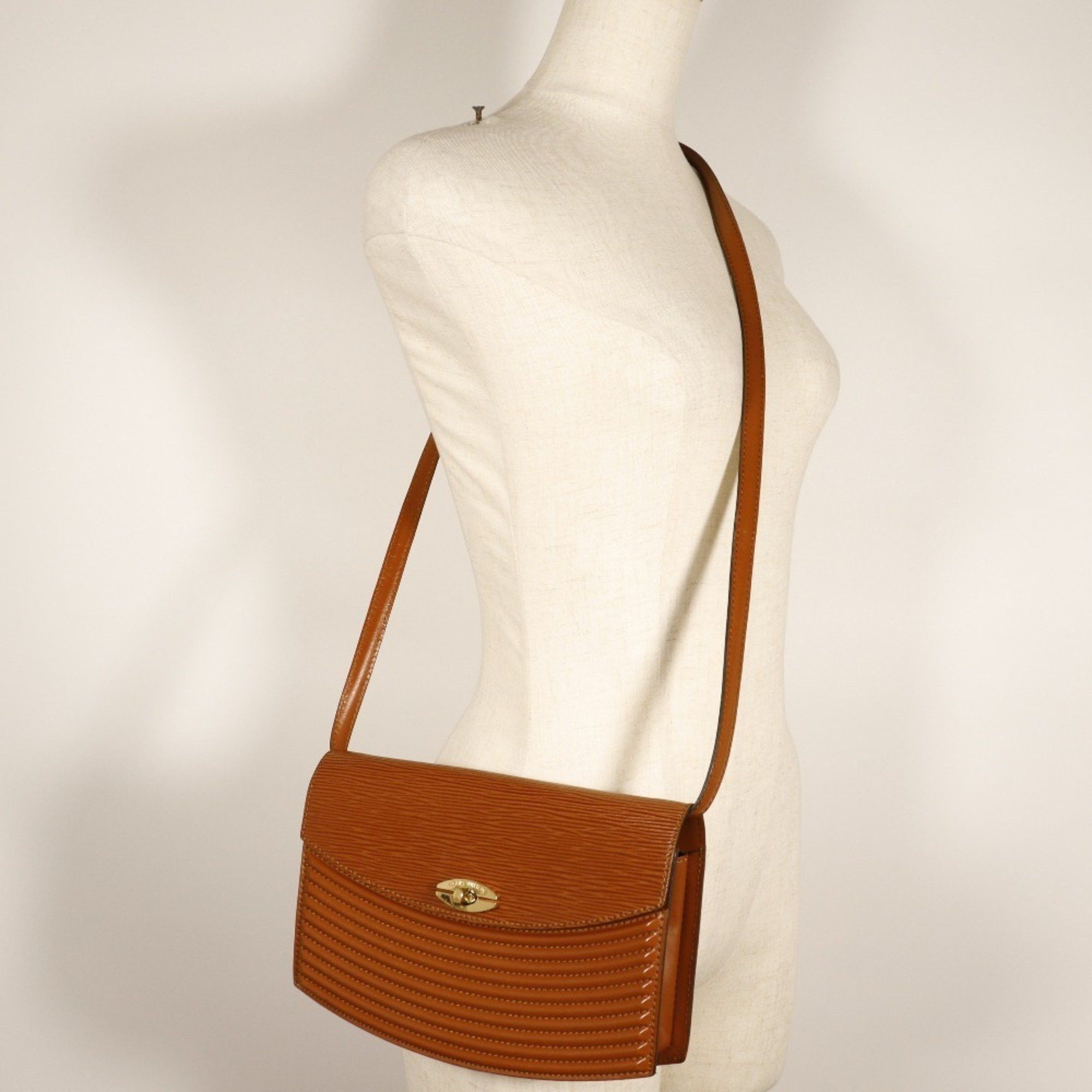 Louis Vuitton Louis Vuitton Prebourg Shoulder Bag Clutch M52563 Epi Leather Kenya Brown 1991 VI1921 2way Turnlock Women's Size ONE SIZE - 13 Thumbnail