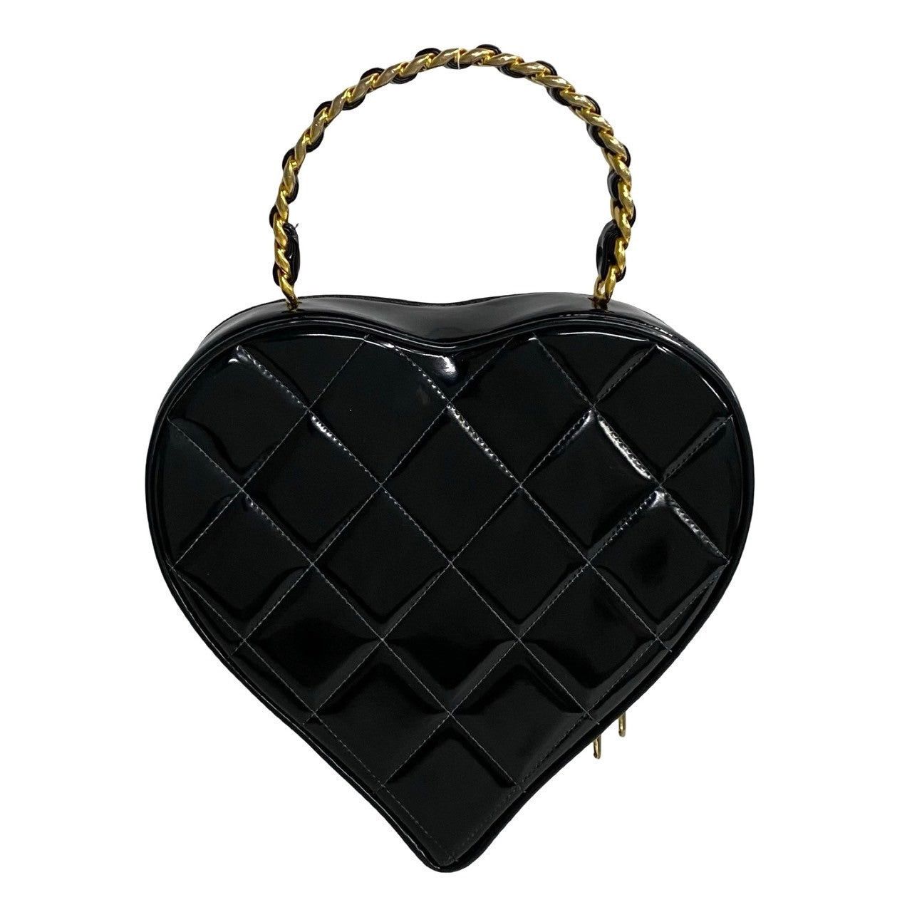 Chanel Chanel Handbag Black Enamel Size ONE SIZE - 4 Thumbnail