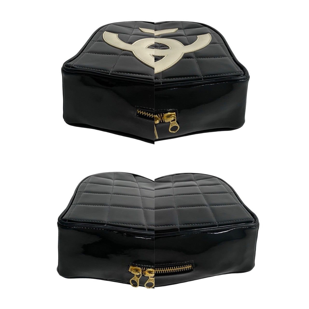 Chanel Chanel Handbag Black Enamel Size ONE SIZE - 7 Thumbnail