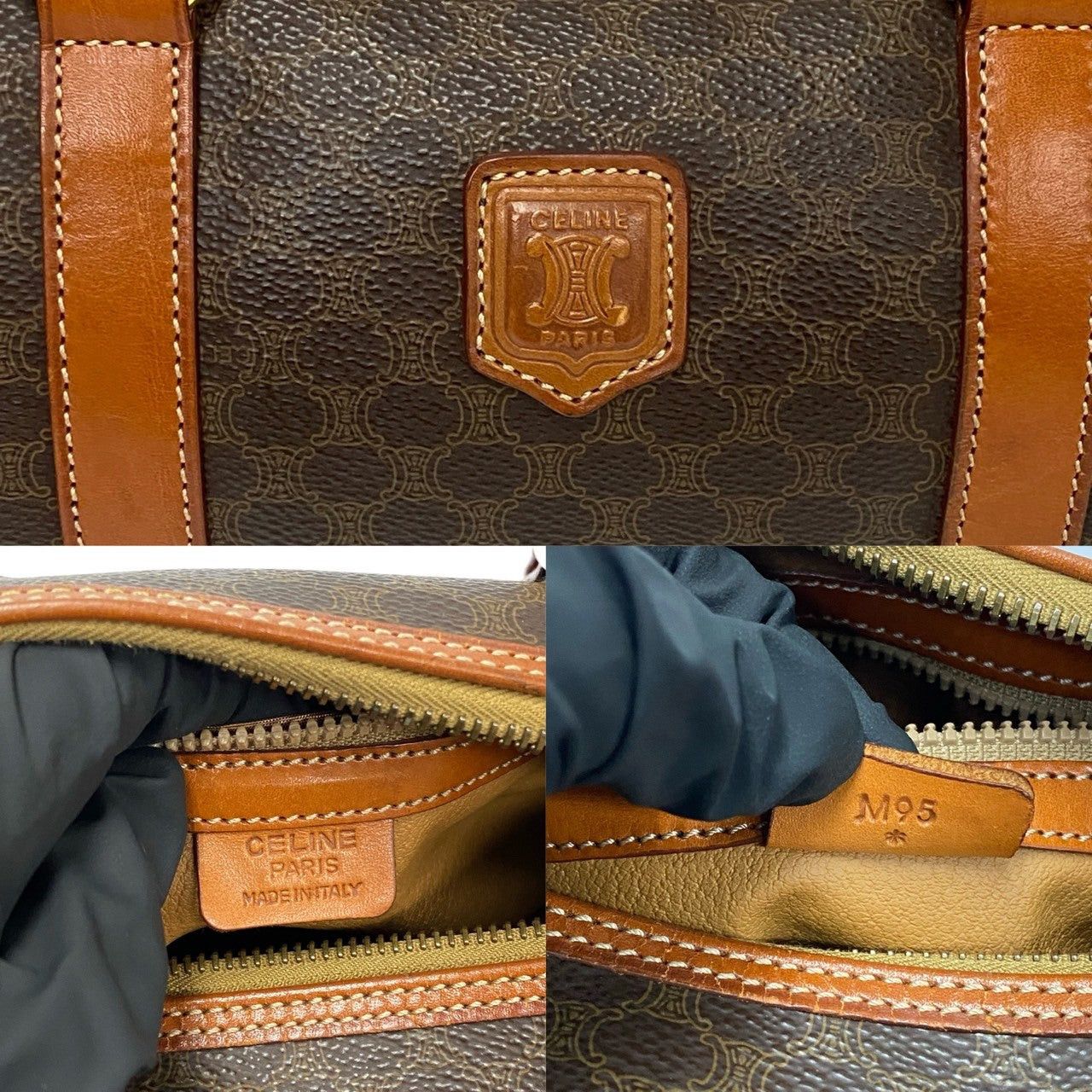 Celine Celine Handbag Brown Leather Size ONE SIZE - 3 Thumbnail