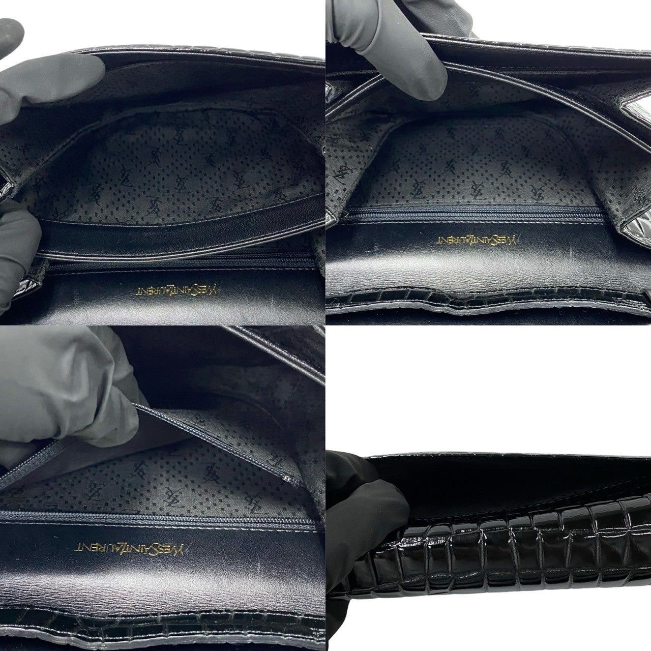 Yves Saint Laurent Yves Saint Laurent Shoulder Bag Black Undefined Size ONE SIZE - 9 Thumbnail