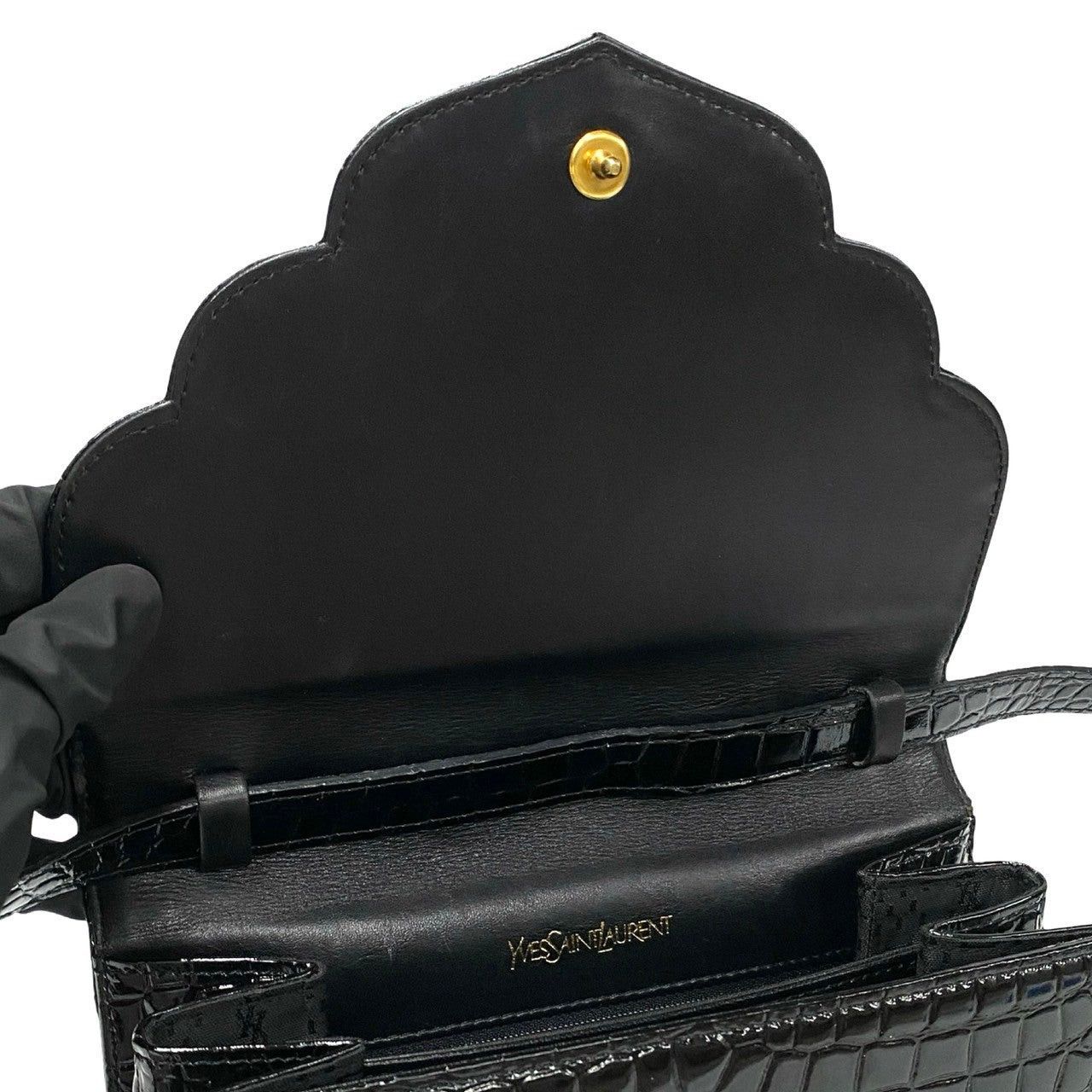 Yves Saint Laurent Yves Saint Laurent Shoulder Bag Black Undefined Size ONE SIZE - 8 Thumbnail