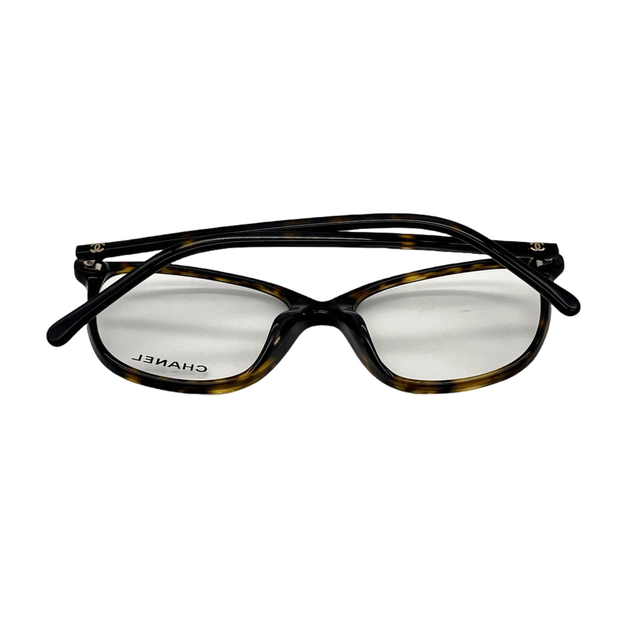 Chanel Chanel Cc Icon Tortoise Shell Glasses Size ONE SIZE - 5 Thumbnail