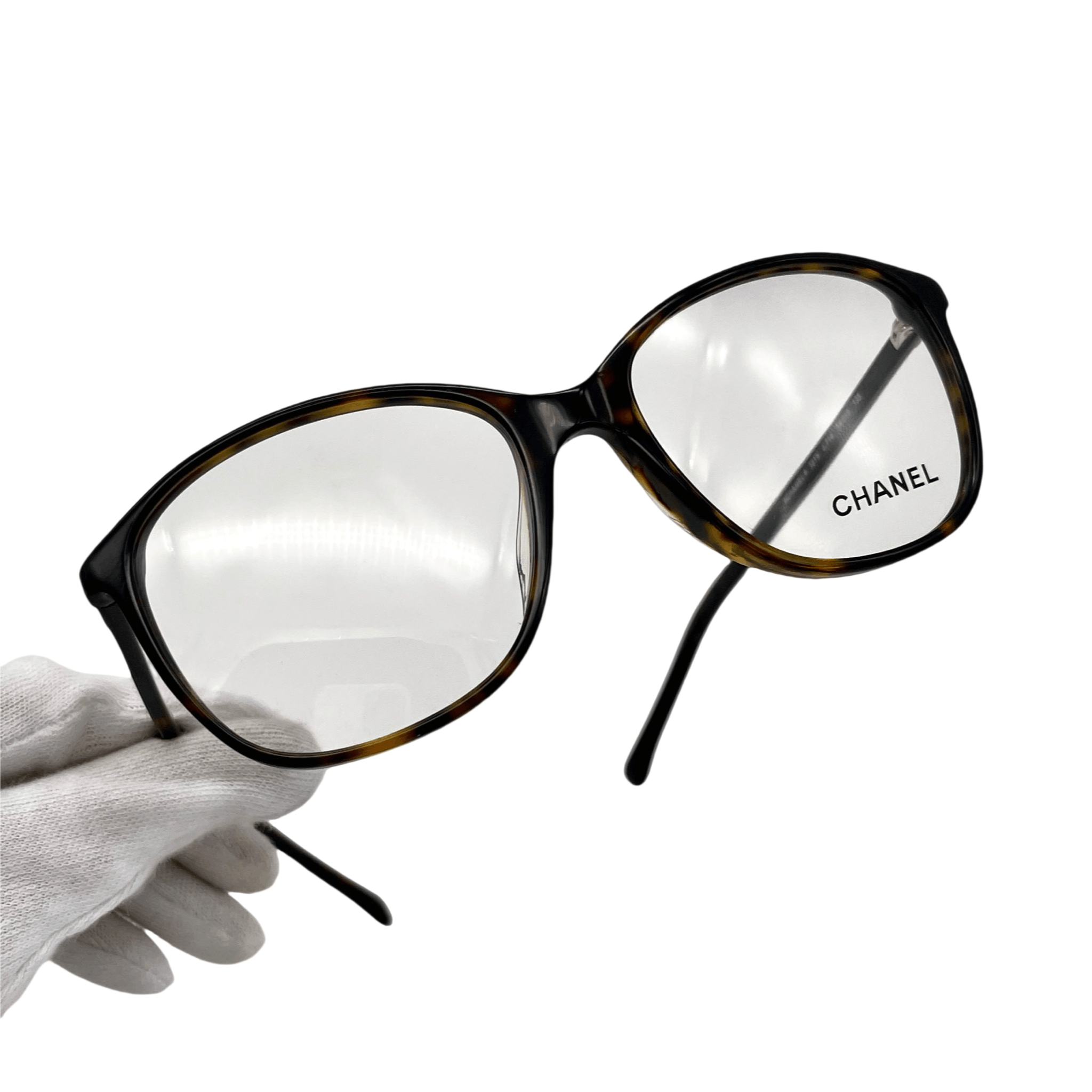 Chanel Chanel Cc Icon Tortoise Shell Glasses Size ONE SIZE - 8 Thumbnail