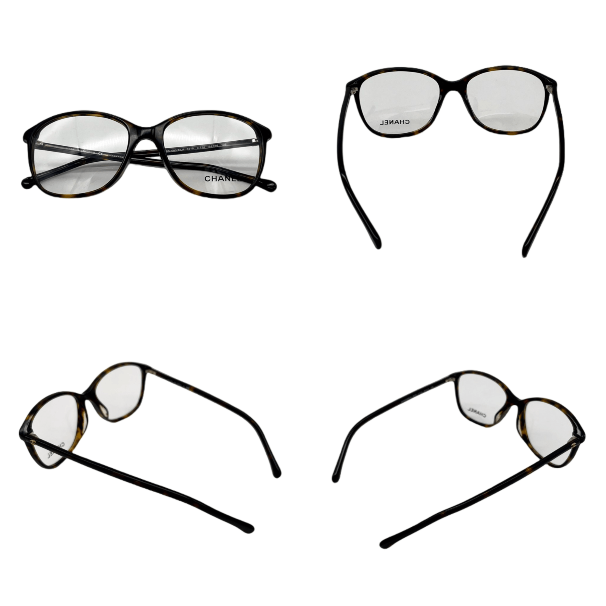 Chanel Chanel Cc Icon Tortoise Shell Glasses Size ONE SIZE - 9 Thumbnail