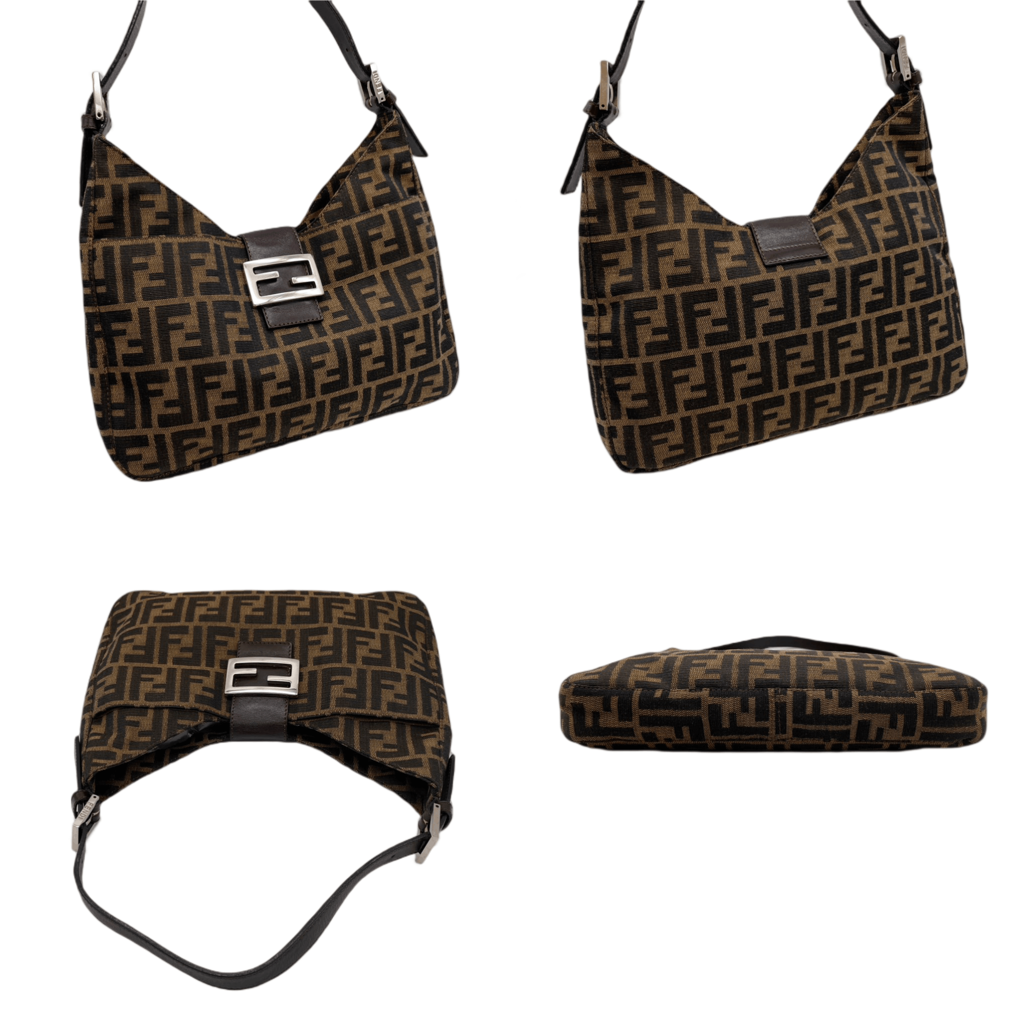 Fendi Fendi Zucca V-Shaped Mamma Bucket Shoulder Bag Size ONE SIZE - 6 Thumbnail