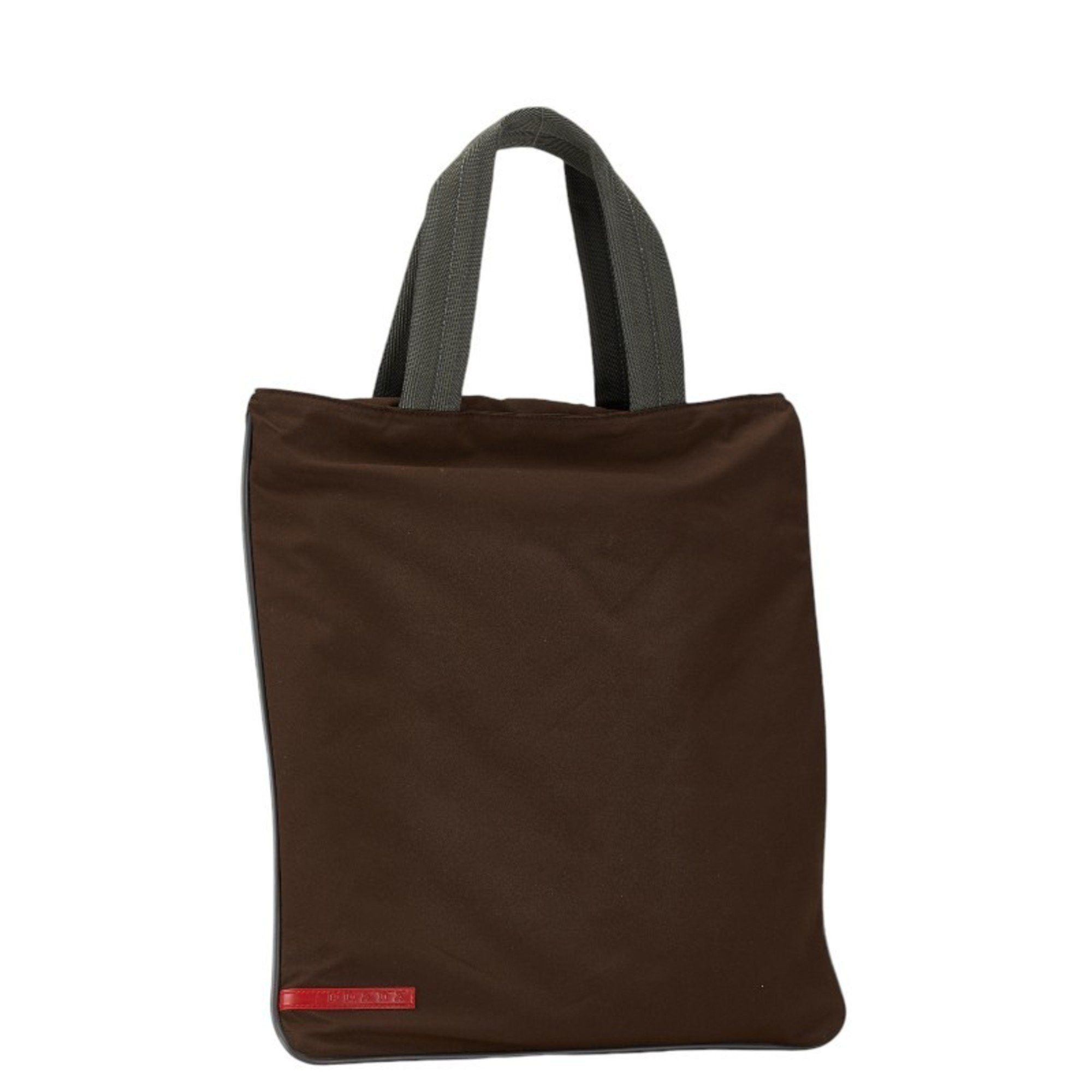 Prada Pradasports Prada Sport Tote Bag 4VA070 Brown Grey Nylon Men's PRADA Size ONE SIZE - 3 Thumbnail