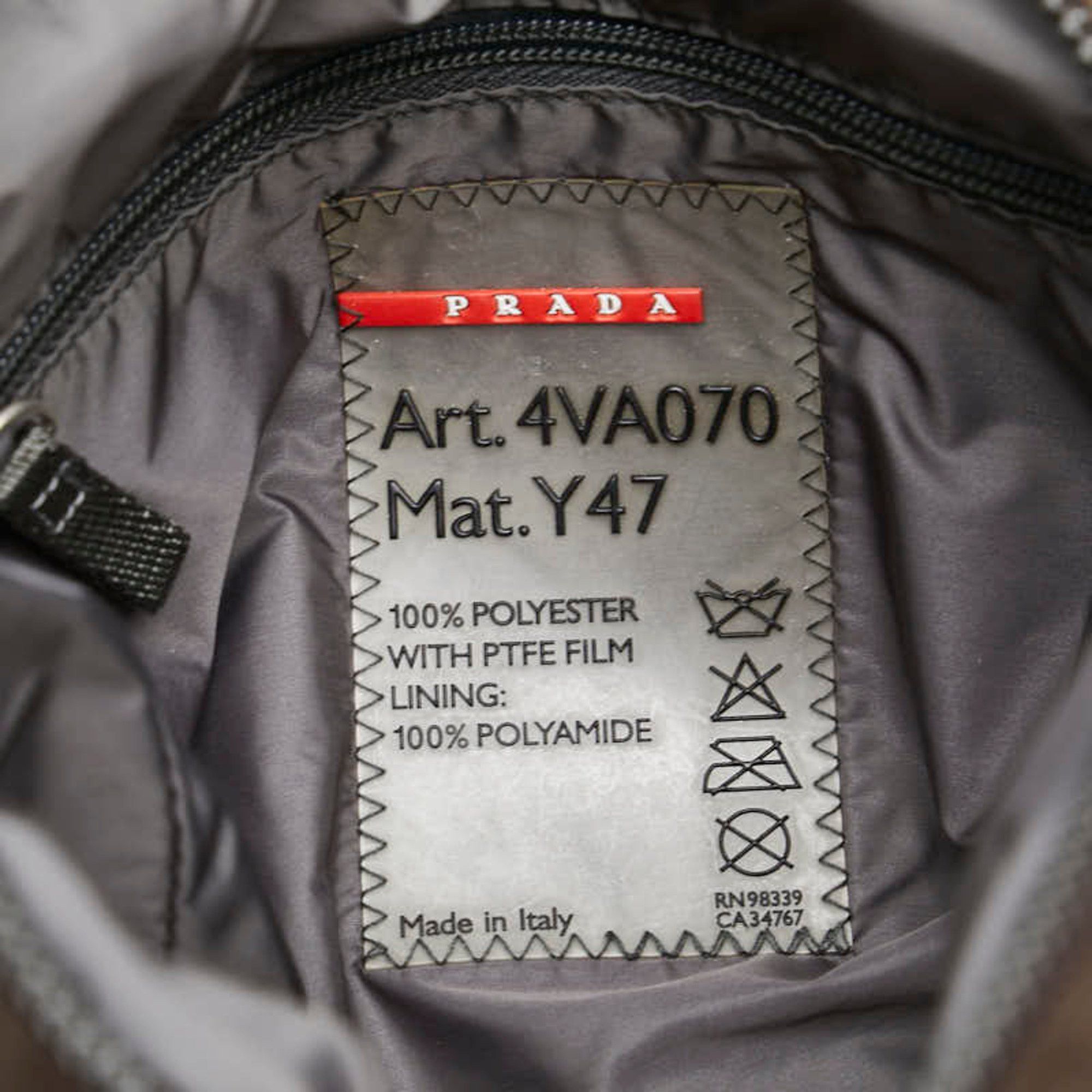 Prada Pradasports Prada Sport Tote Bag 4VA070 Brown Grey Nylon Men's PRADA Size ONE SIZE - 9 Thumbnail