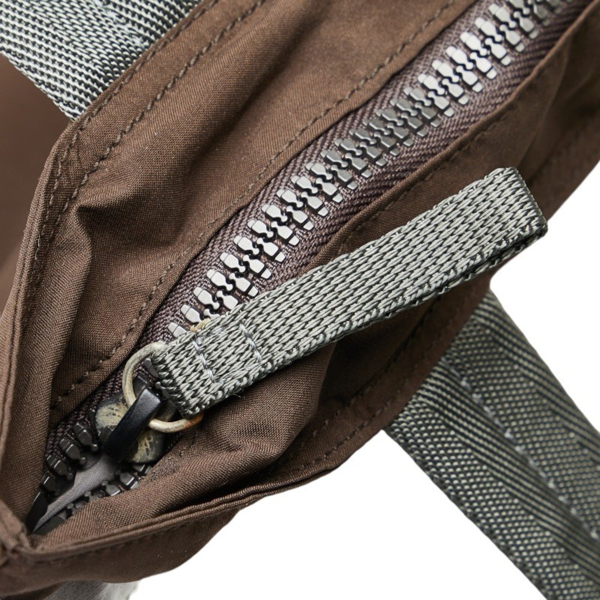 Prada Pradasports Prada Sport Tote Bag 4VA070 Brown Grey Nylon Men's PRADA Size ONE SIZE - 6 Thumbnail