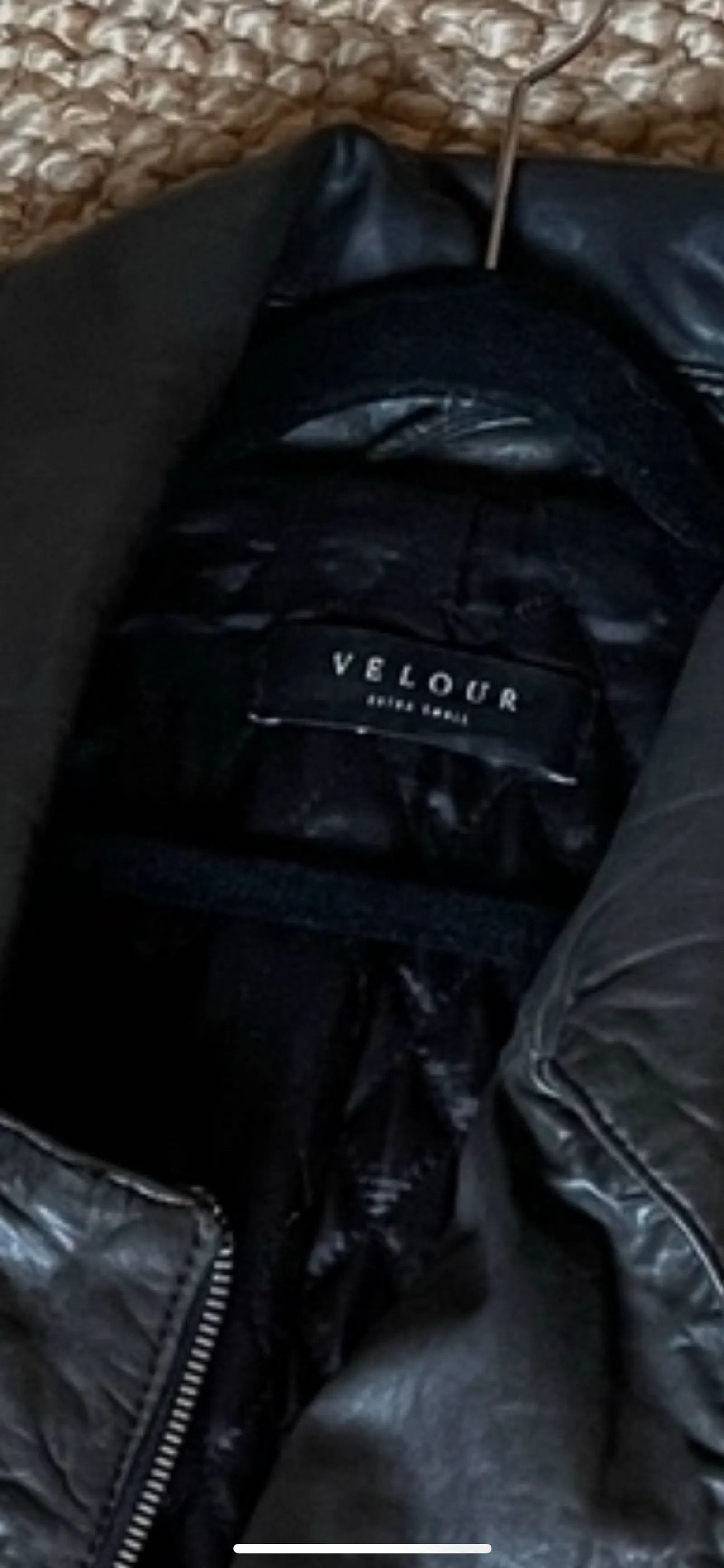 Velour Velour Leather Jacket Size S / US 4 / IT 40 - 2 Thumbnail