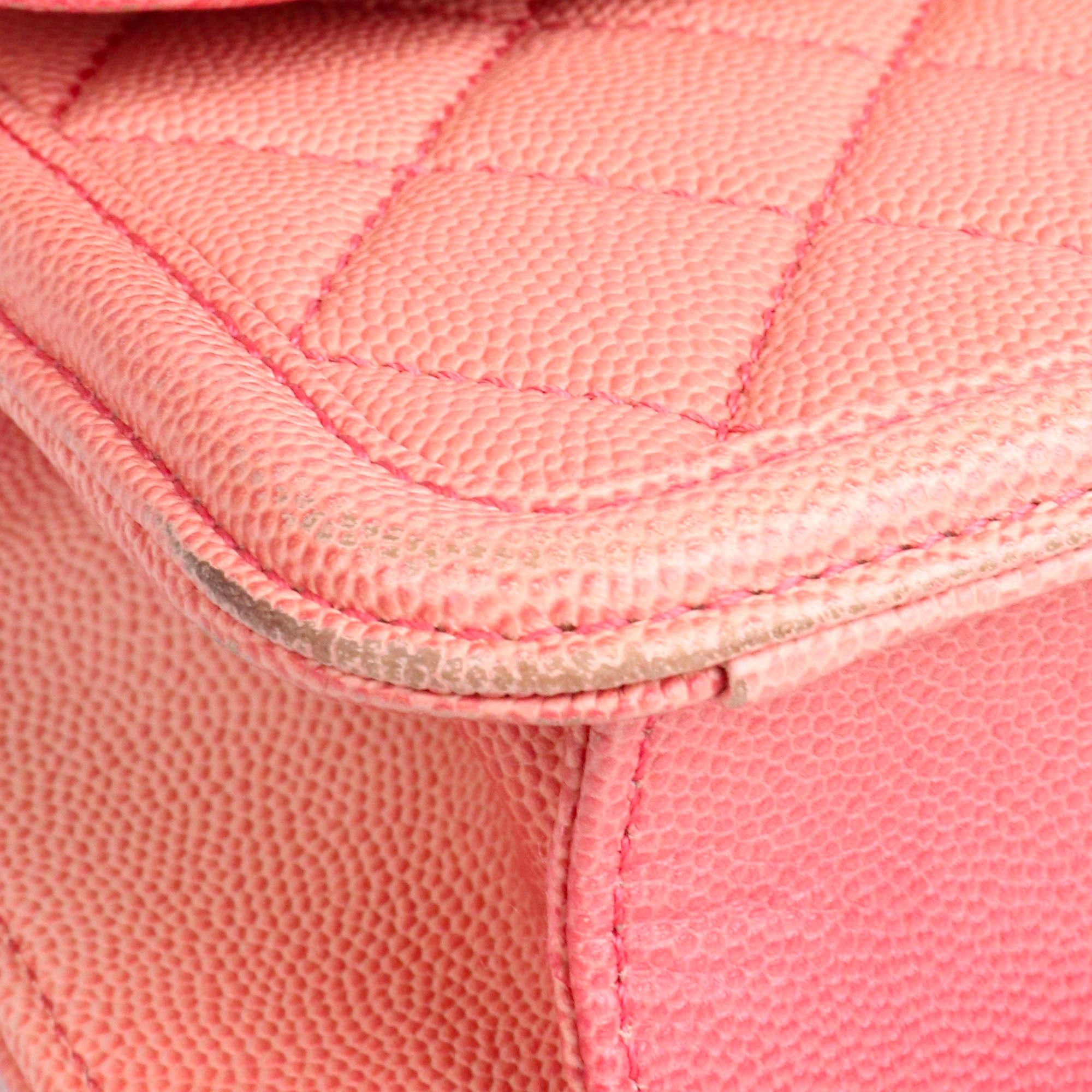 Chanel CHANEL - Chanel Sunset On The Sea shoulder bag in pink caviar leather Size ONE SIZE - 9 Thumbnail