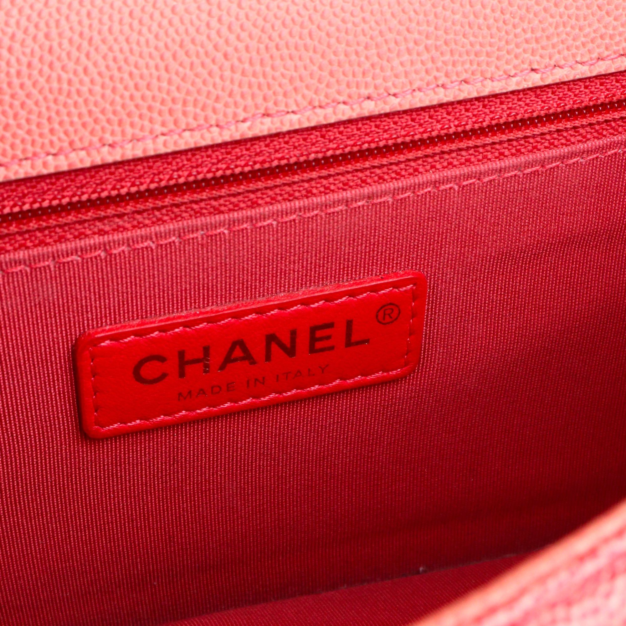 Chanel CHANEL - Chanel Sunset On The Sea shoulder bag in pink caviar leather Size ONE SIZE - 10 Thumbnail