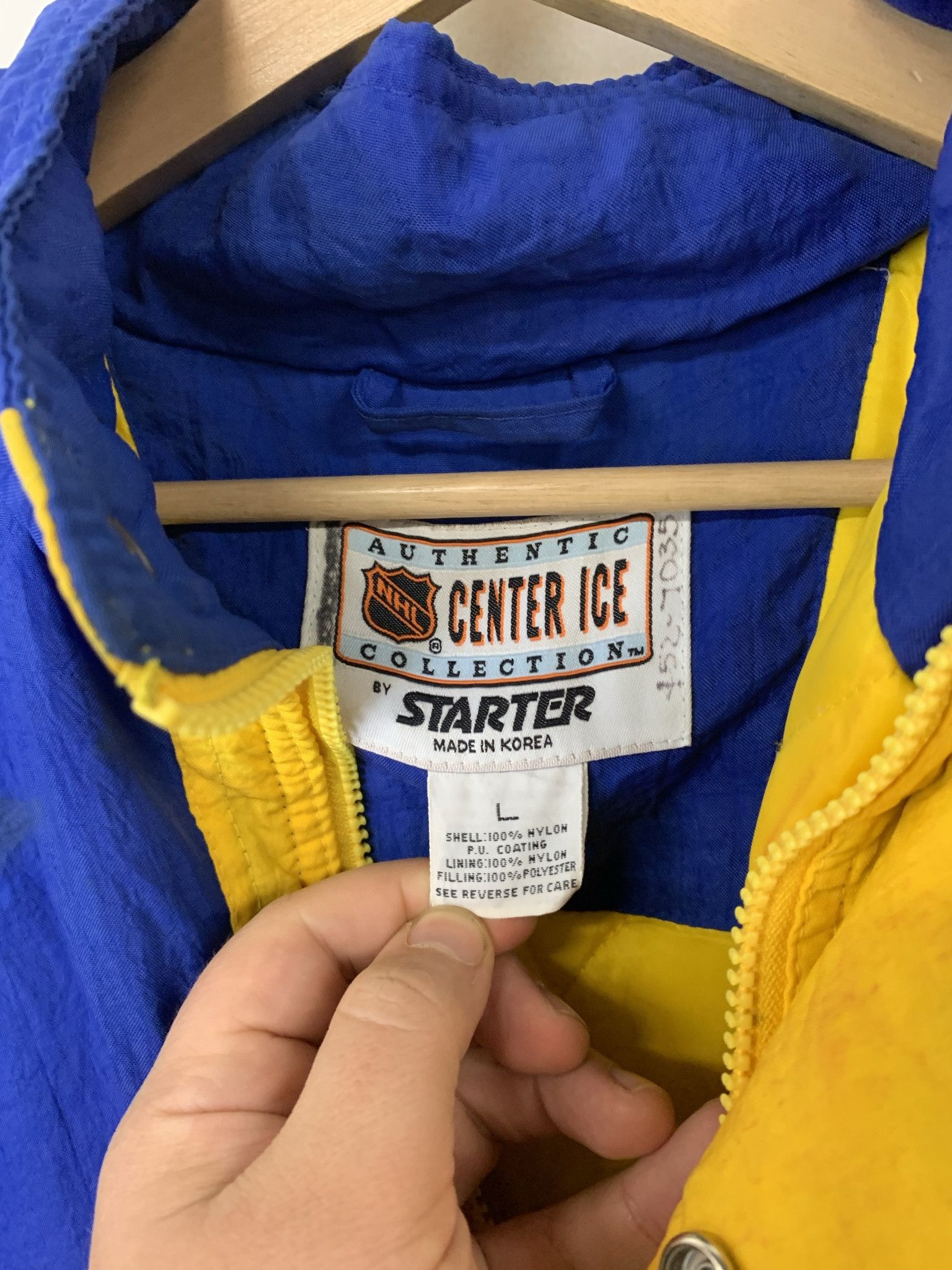 NFL × Vintage Vintage Starter St Louis Blues Anorak Puffer Jacket Size S (Kids L) Size US S / EU 44-46 / 1 - 2 Thumbnail