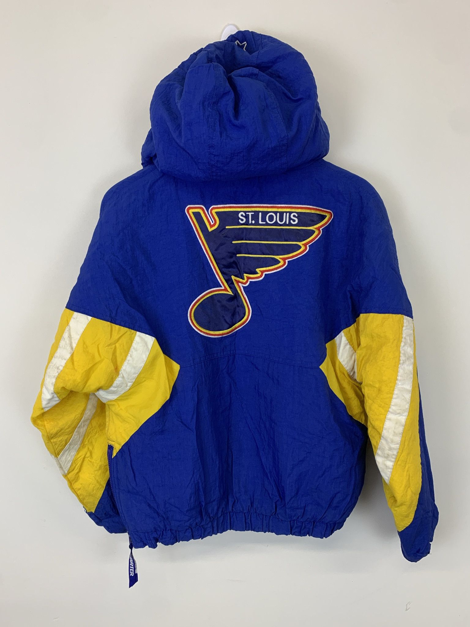 NFL × Vintage Vintage Starter St Louis Blues Anorak Puffer Jacket Size S (Kids L) Size US S / EU 44-46 / 1 - 3 Thumbnail