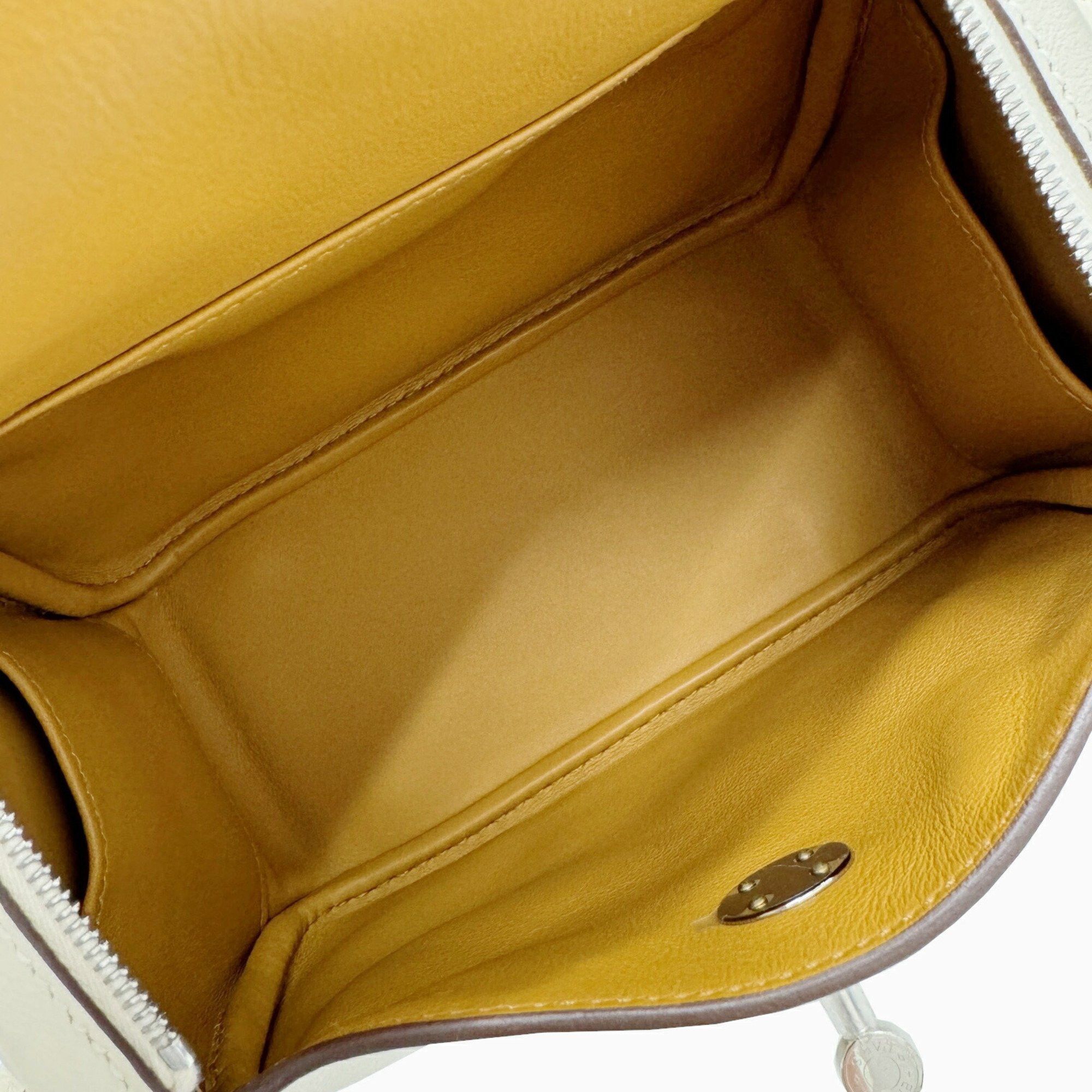 Hermes Hermes Lindy Verso Swift Nata Sesame B Stamp 2way Ivory MINI Handbag Shoulder Bag Women's Size ONE SIZE - 16 Thumbnail