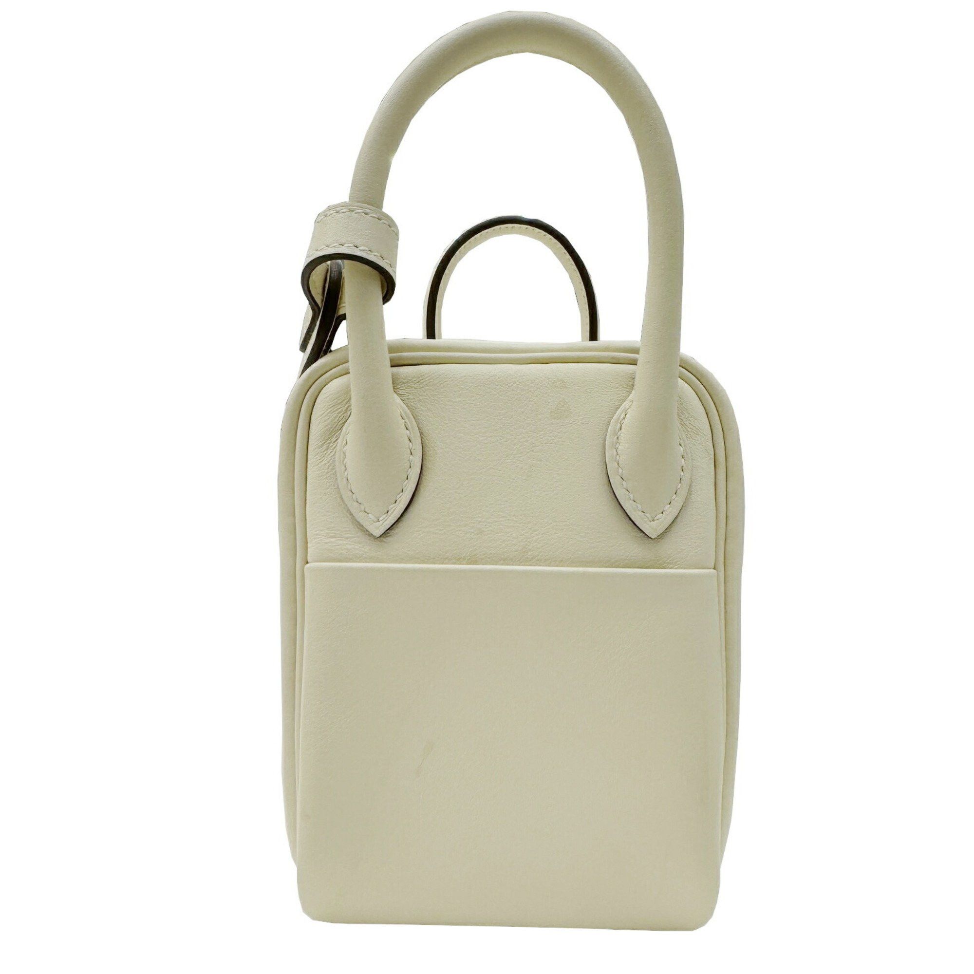 Hermes Hermes Lindy Verso Swift Nata Sesame B Stamp 2way Ivory MINI Handbag Shoulder Bag Women's Size ONE SIZE - 4 Thumbnail