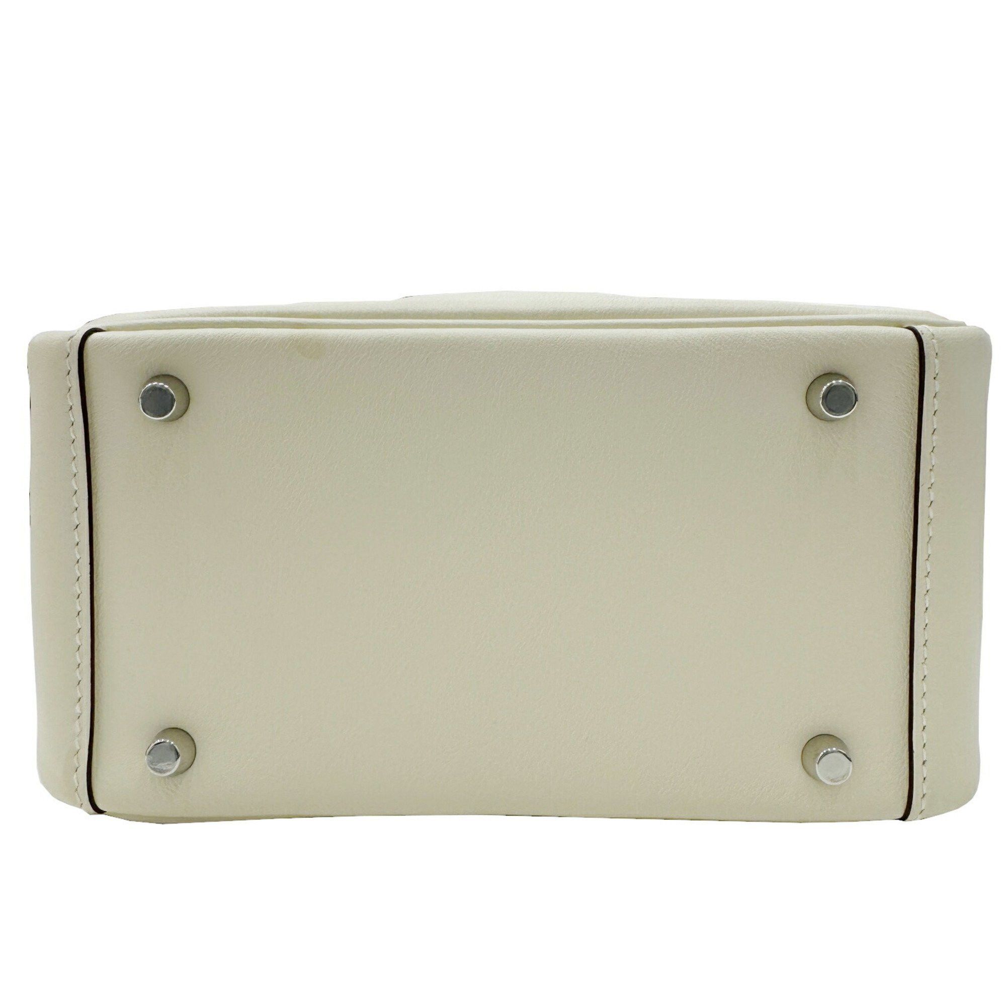 Hermes Hermes Lindy Verso Swift Nata Sesame B Stamp 2way Ivory MINI Handbag Shoulder Bag Women's Size ONE SIZE - 5 Thumbnail