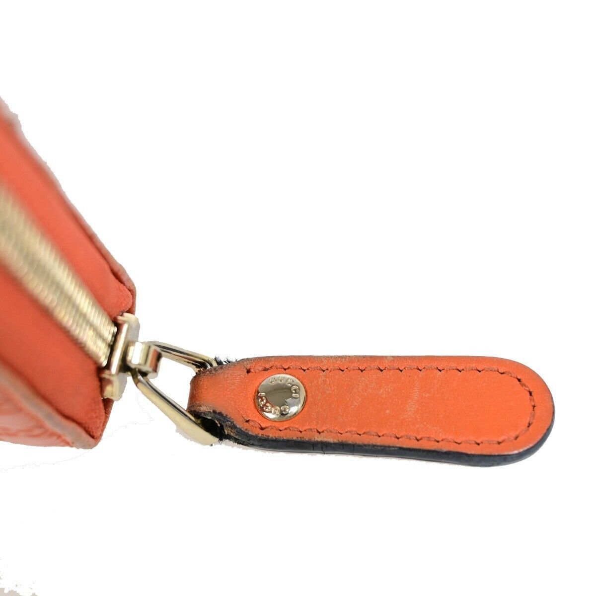 Gucci Micro ssima Orange Leather Wallet (Pre-Owned) Size ONE SIZE - 11 Thumbnail
