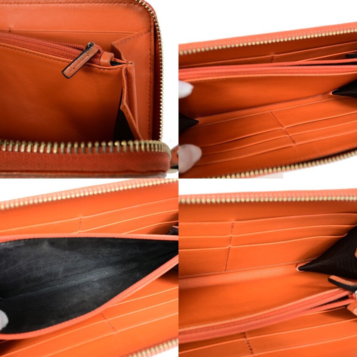 Gucci Micro ssima Orange Leather Wallet (Pre-Owned) Size ONE SIZE - 12 Thumbnail