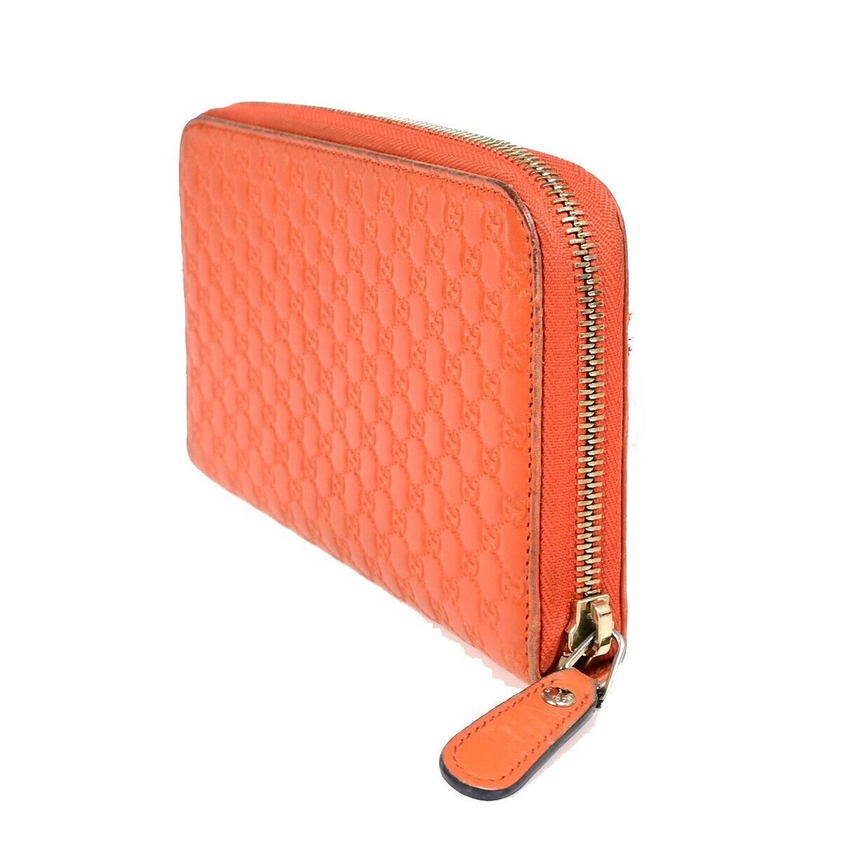 Gucci Micro ssima Orange Leather Wallet (Pre-Owned) Size ONE SIZE - 9 Thumbnail