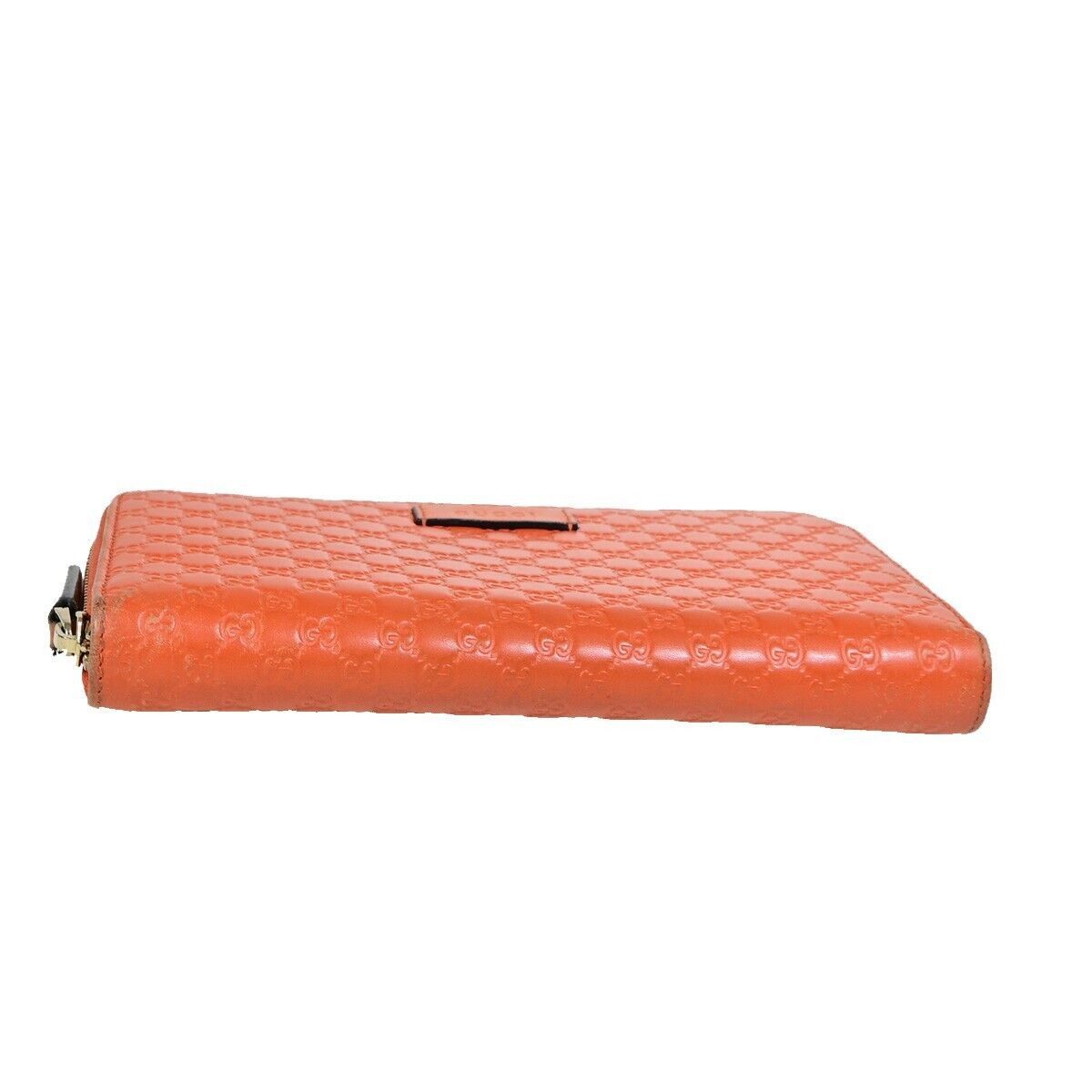 Gucci Micro ssima Orange Leather Wallet (Pre-Owned) Size ONE SIZE - 4 Thumbnail