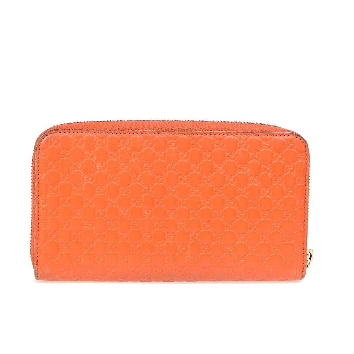 Gucci Micro ssima Orange Leather Wallet (Pre-Owned) Size ONE SIZE - 2 Thumbnail