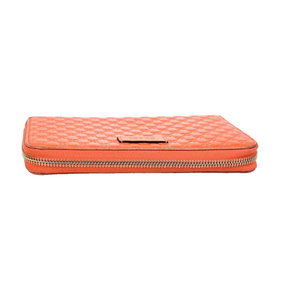 Gucci Micro ssima Orange Leather Wallet (Pre-Owned) Size ONE SIZE - 3 Thumbnail