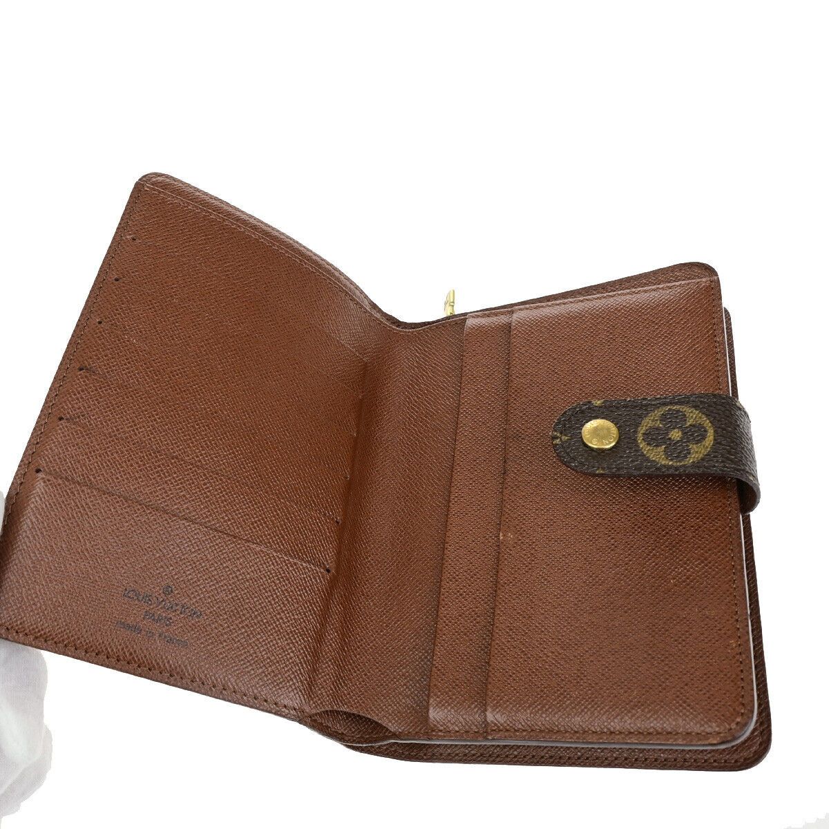 Louis Vuitton Porte Papier Zip Brown Canvas Wallet (Pre-Owned) Size ONE SIZE - 5 Thumbnail