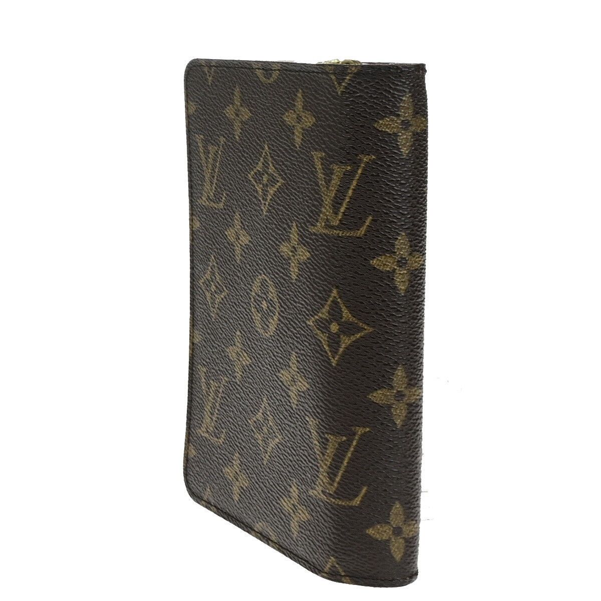 Louis Vuitton Porte Papier Zip Brown Canvas Wallet (Pre-Owned) Size ONE SIZE - 3 Thumbnail