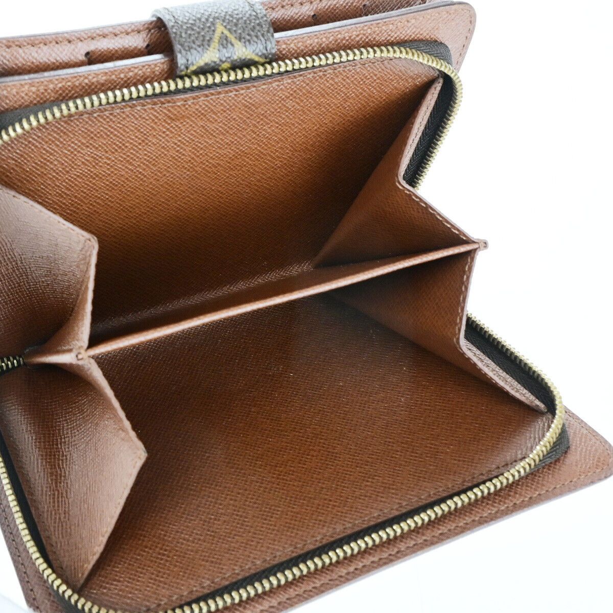 Louis Vuitton Porte Papier Zip Brown Canvas Wallet (Pre-Owned) Size ONE SIZE - 14 Thumbnail