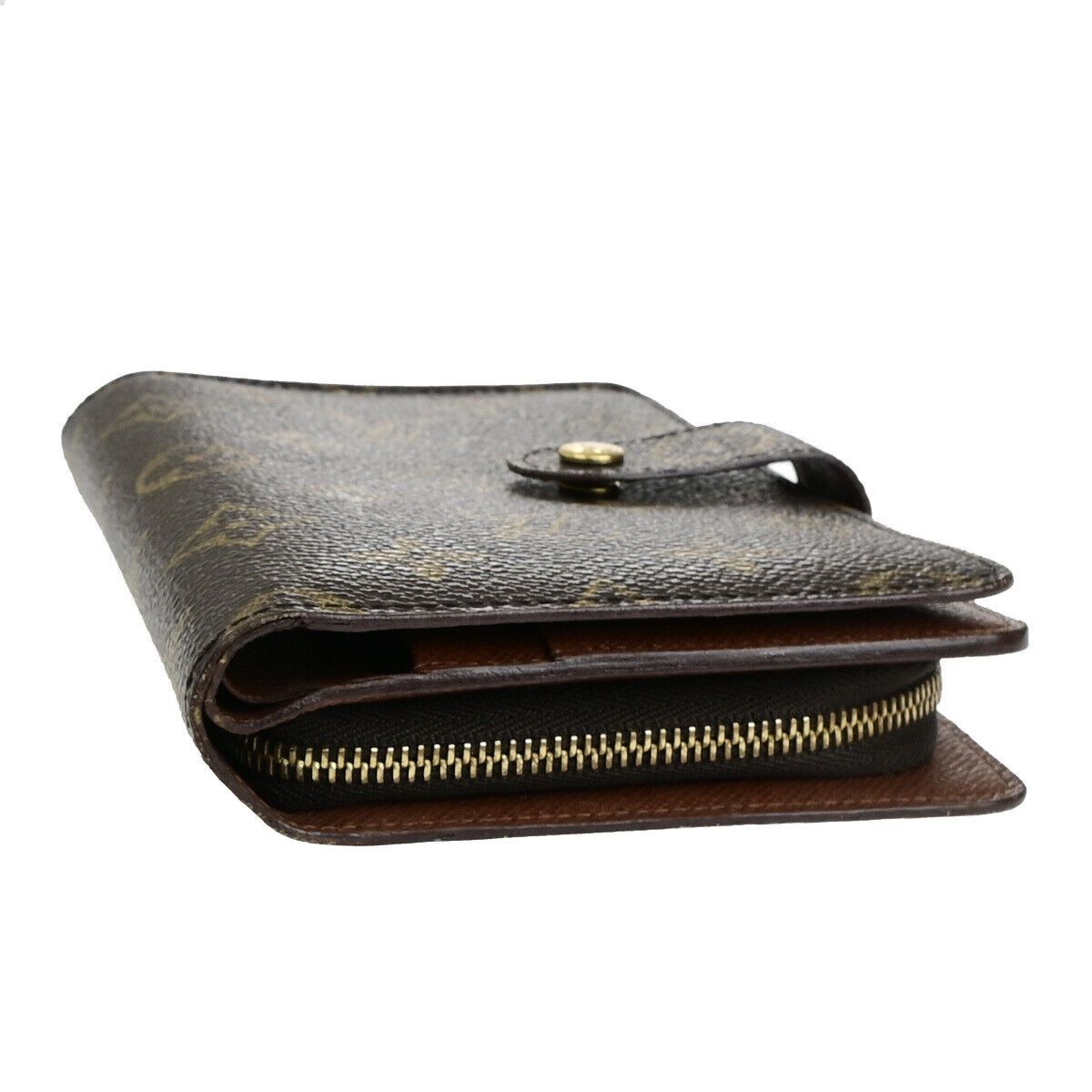 Louis Vuitton Porte Papier Zip Brown Canvas Wallet (Pre-Owned) Size ONE SIZE - 10 Thumbnail