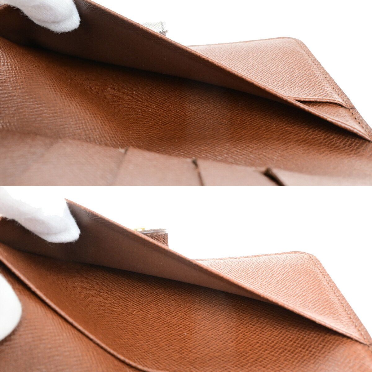 Louis Vuitton Porte Papier Zip Brown Canvas Wallet (Pre-Owned) Size ONE SIZE - 13 Thumbnail