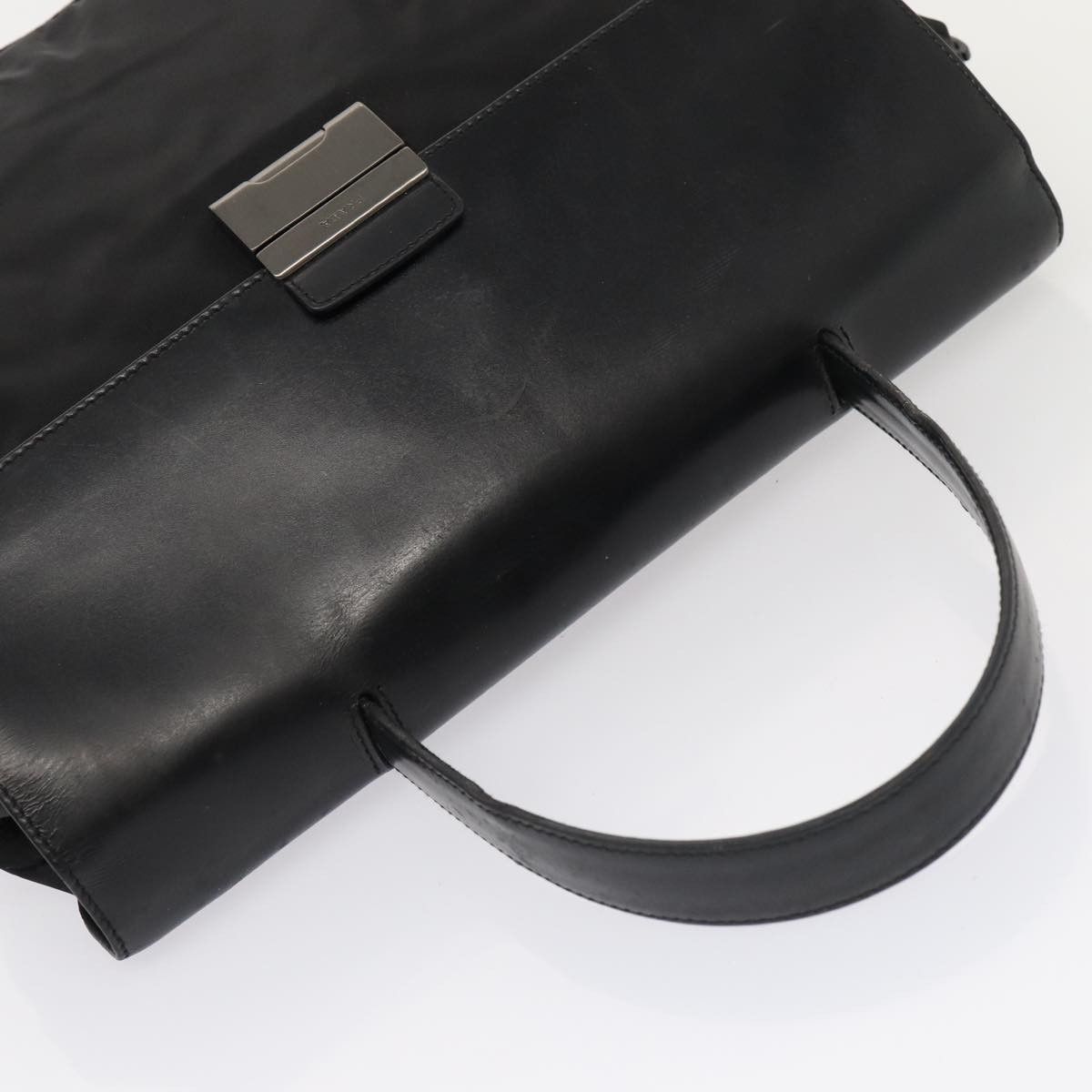 Prada Tessuto Black Synthetic Handbag (Pre-Owned) Size ONE SIZE - 4 Thumbnail