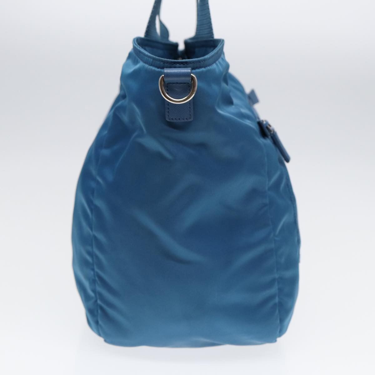 Prada Tessuto Blue Synthetic Handbag (Pre-Owned) Size ONE SIZE - 10 Thumbnail