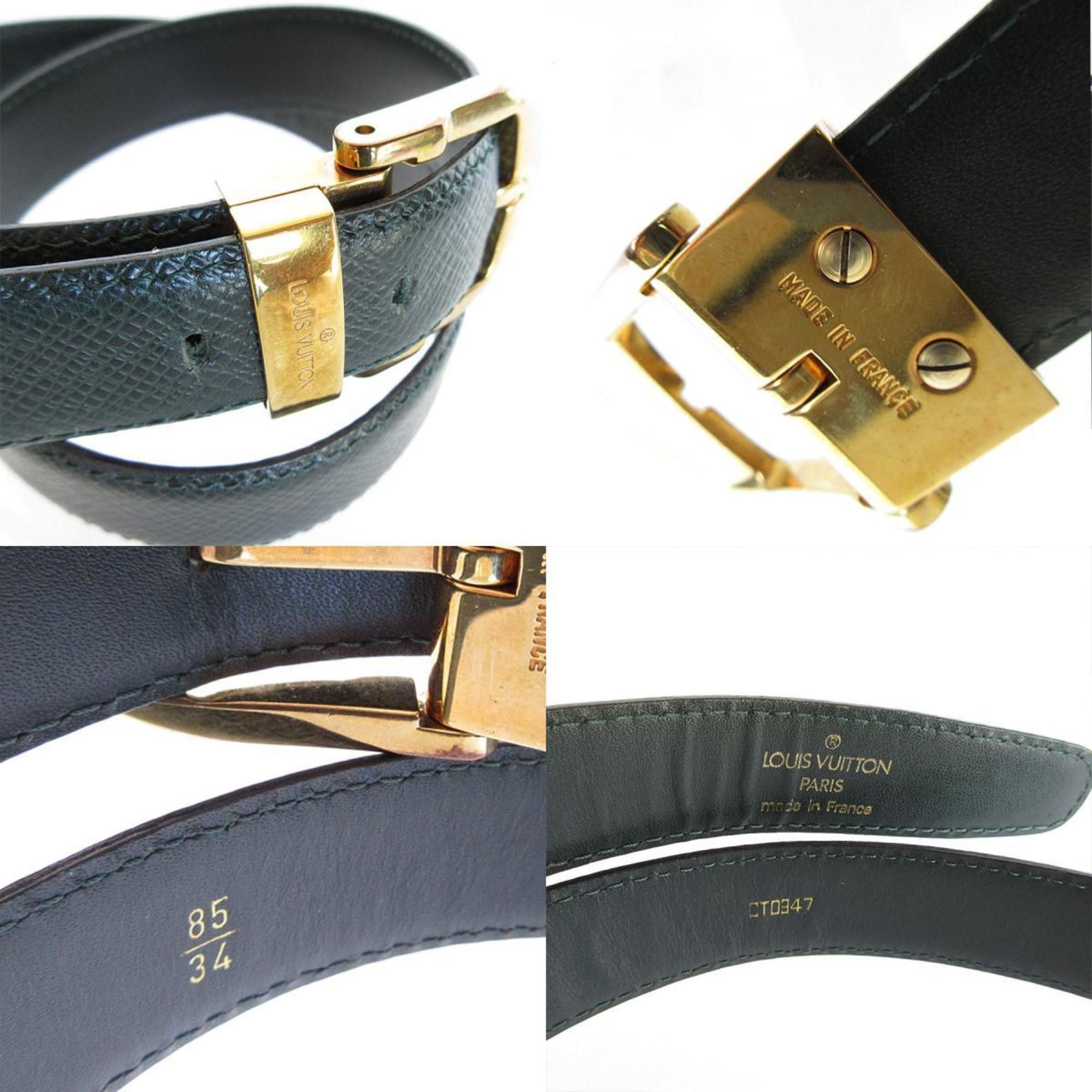 Louis Vuitton Louis Vuitton Belt Taiga Santur Classic Metal Episea Men's M6845 s0314a Size ONE SIZE - 5 Thumbnail
