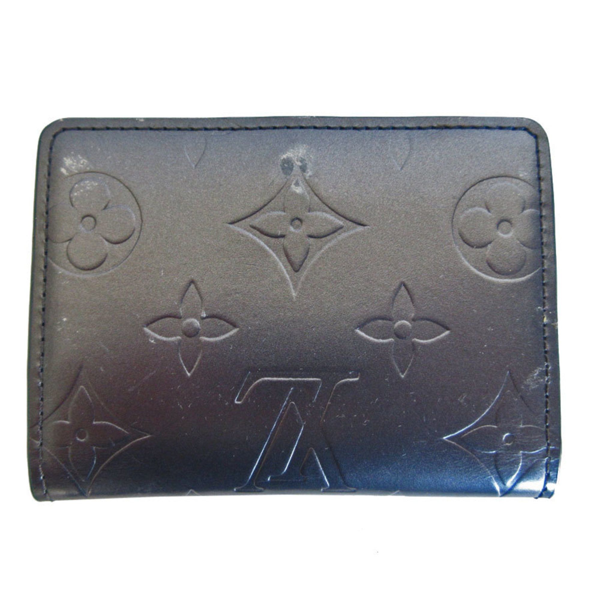 Louis Vuitton Louis Vuitton Wallets and coin cases Business card holders Compact wallet Monogram Matte Ludlow Navy Men's M65122 s0290a Size ONE SIZE - 2 Thumbnail