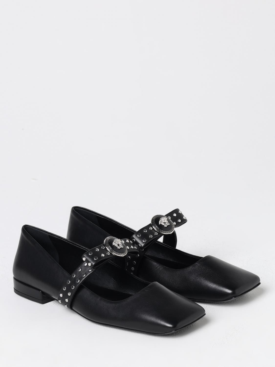 Versace Versace Ballet Flat Woman Black Size US 6 / IT 36 - 2 Thumbnail