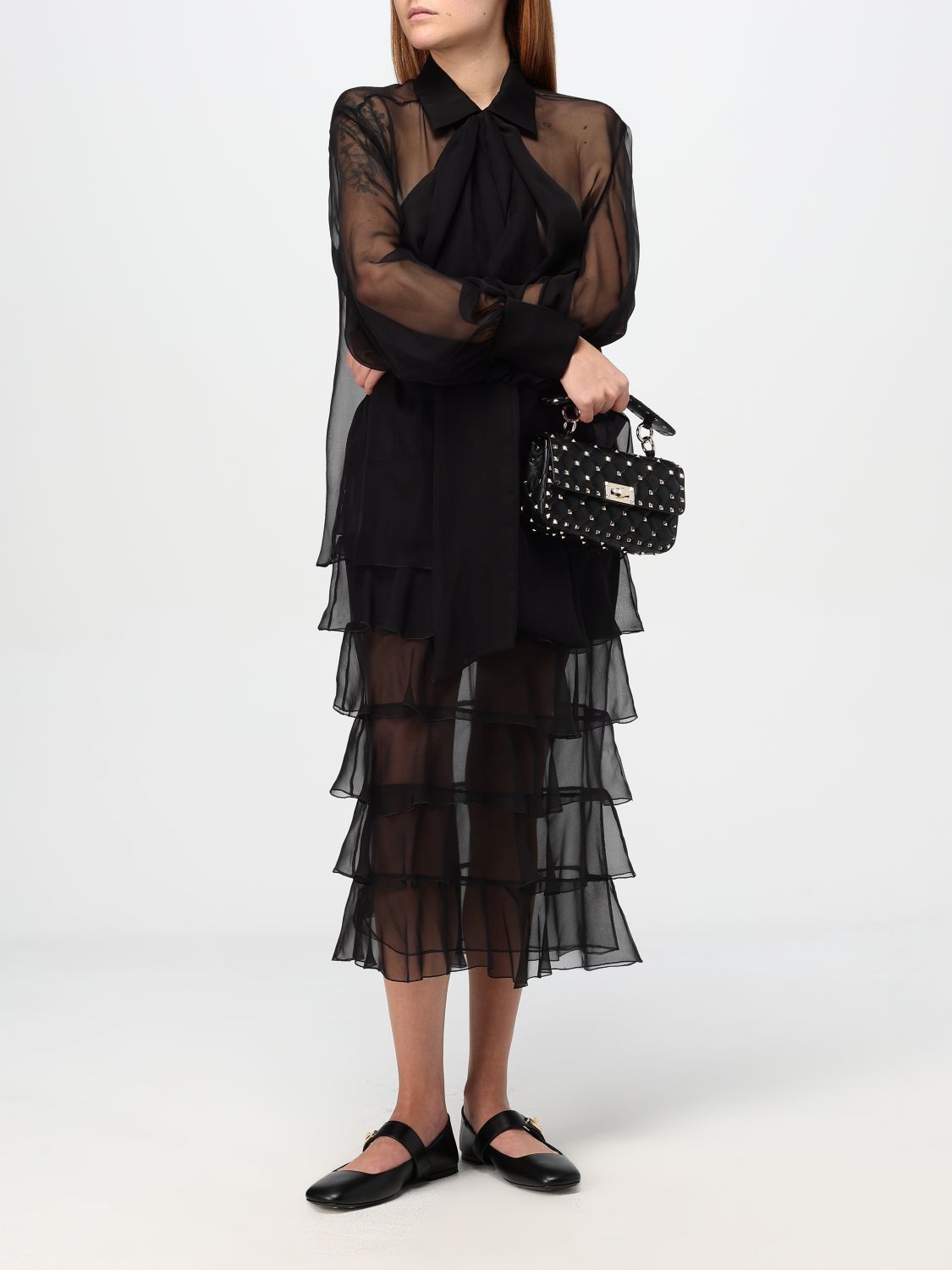 Valentino Valentino Shirt Woman Black Size S / US 4 / IT 40 - 2 Thumbnail