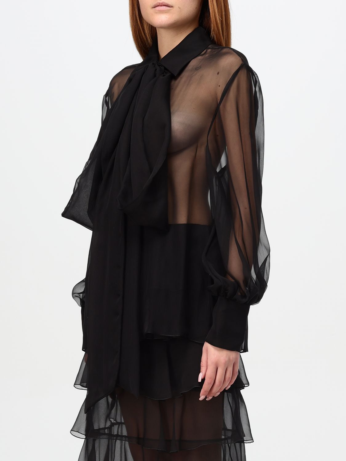 Valentino Valentino Shirt Woman Black Size M / US 6-8 / IT 42-44 - 4 Thumbnail